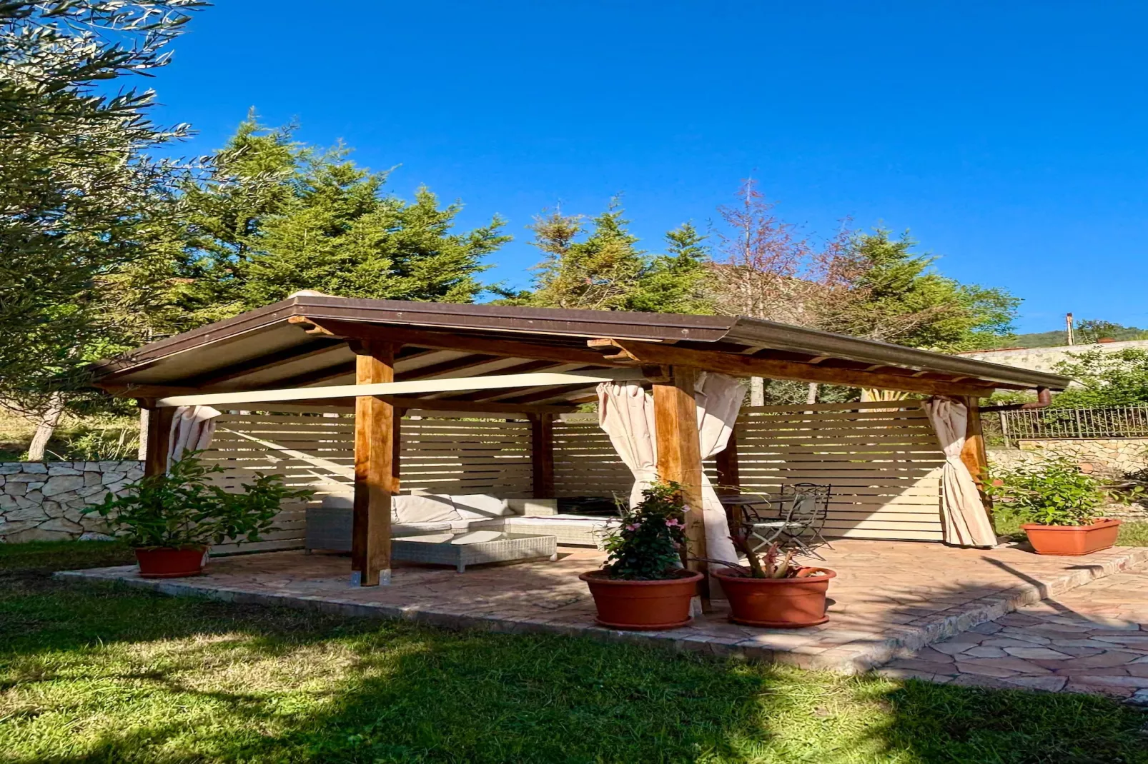 Ferienhaus Francavilla di Sicilia  Villa Uliveto-Tuinen zomer