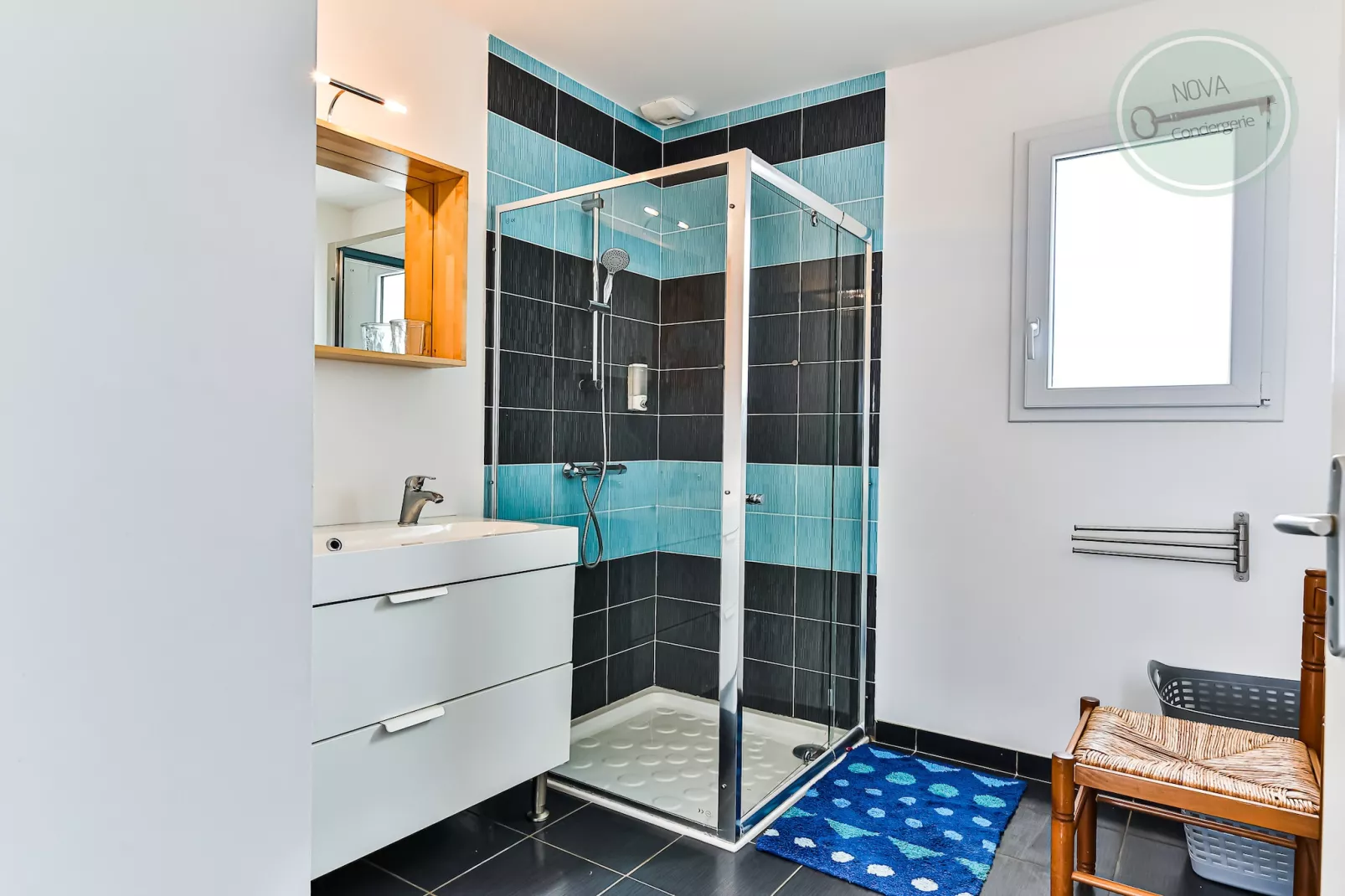 Au Logis de la Treille-Badkamer