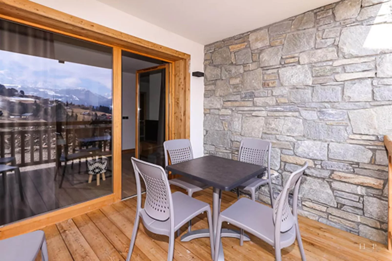 COMBLOUX Les Fermes du Mont Blanc - A24P-Terrasbalkon