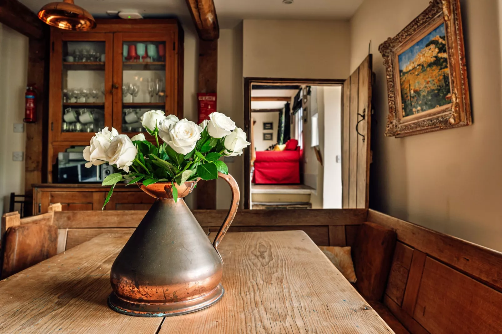 Beili Glas Cottage-Sfeer