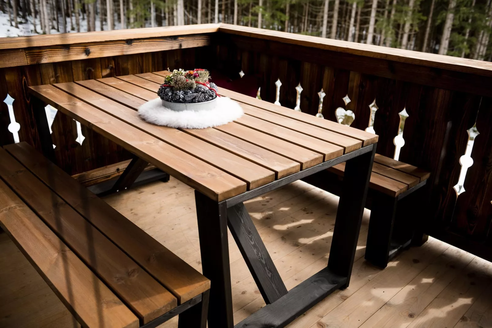 Nationalpark Chalet Blessachkopf-Terrasbalkon