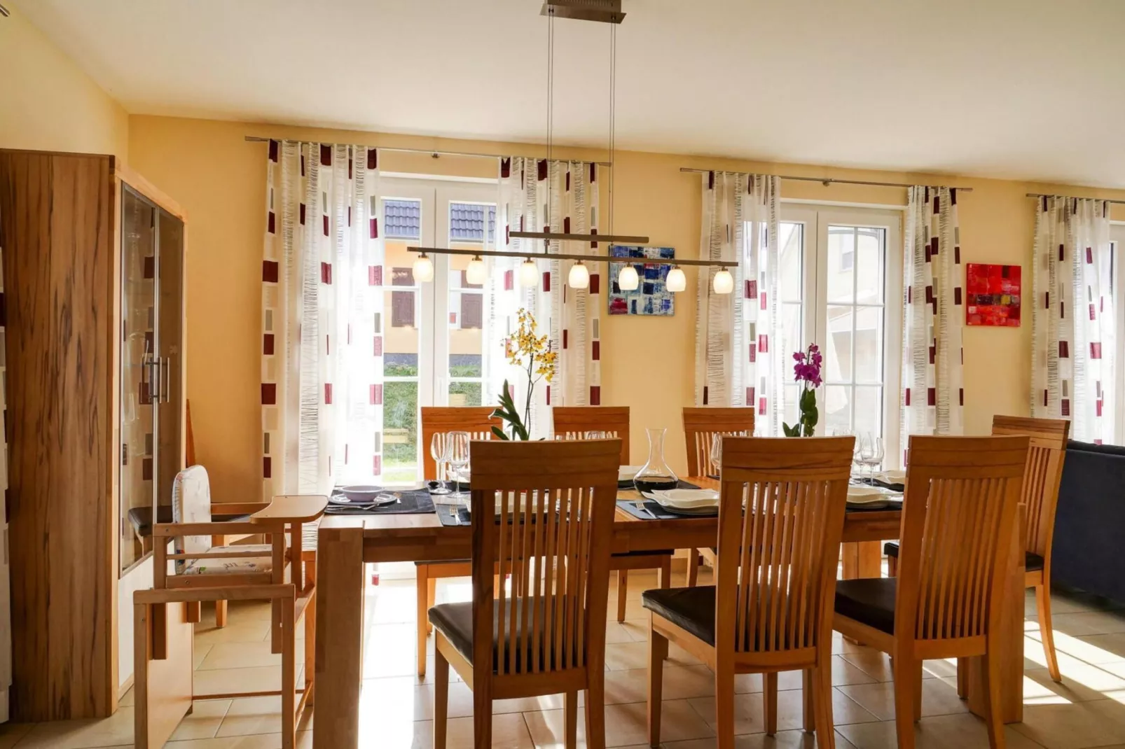 Ostseeresort Dampland-Reihenhaus Normalpreis-Eetkamer