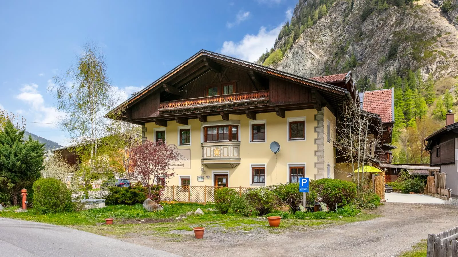 Schweizerhof Apfelrose-Buitenkant zomer