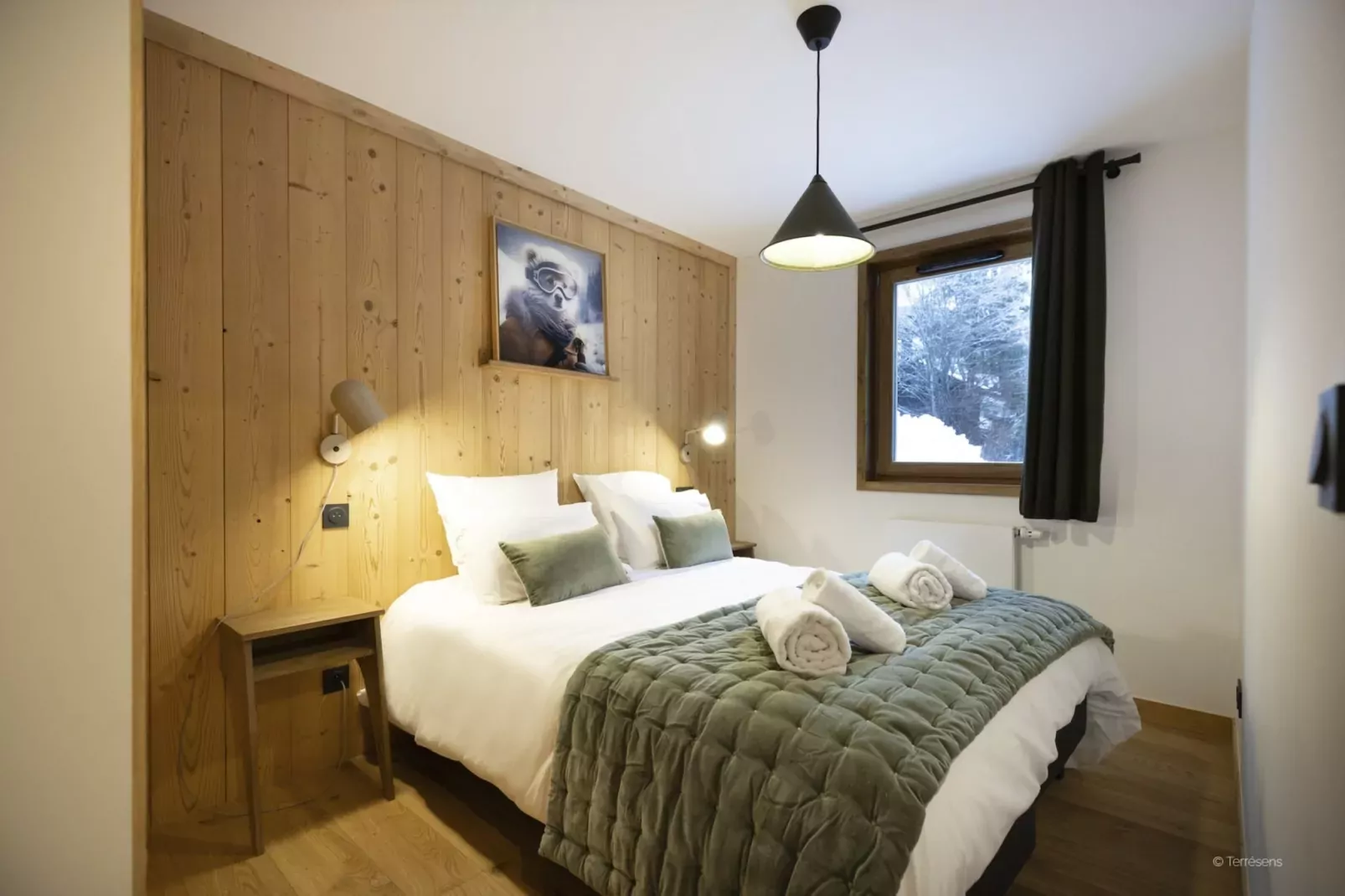 CHAPELLE DABONDANCE Le Flocon Blanc A38P-Slaapkamer