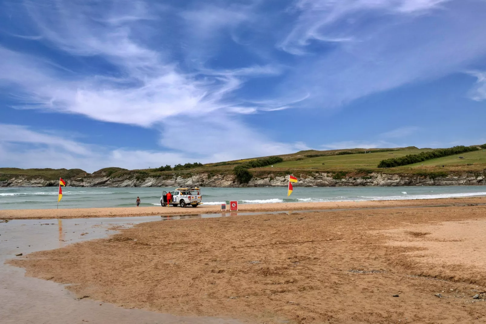 Porth Cottage-Gebieden zomer 1km