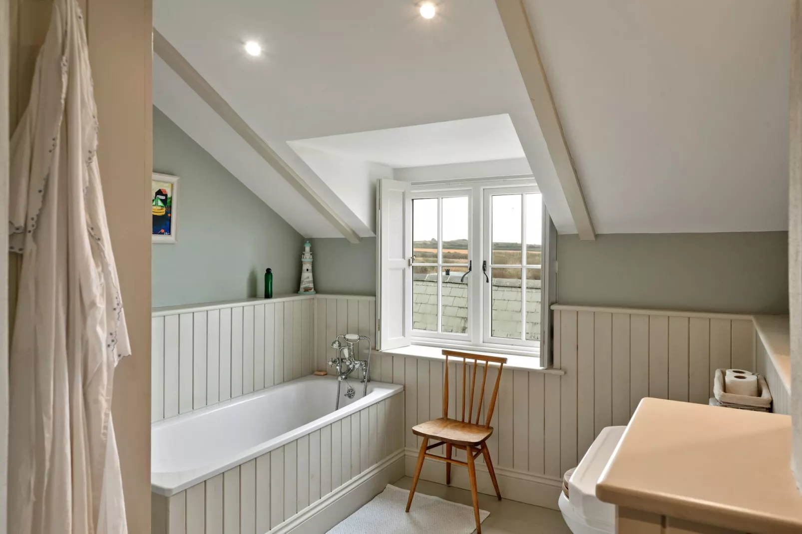 St Eval School House-Badkamer
