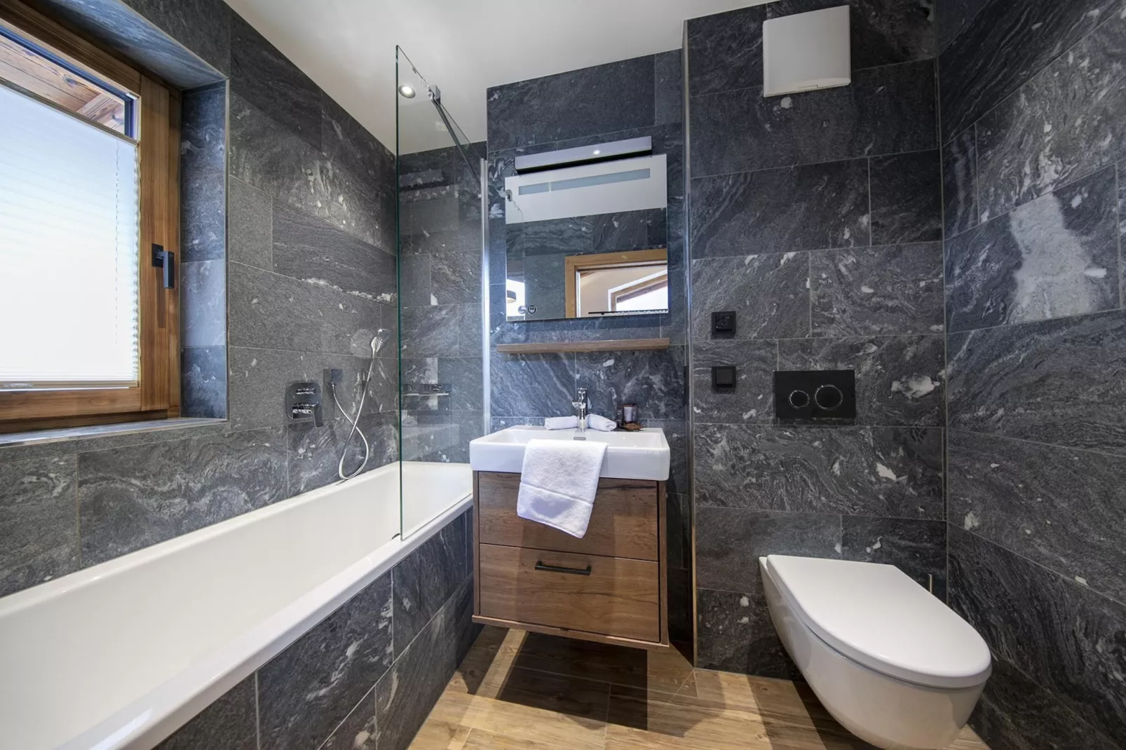 Nationalpark Chalet Grosser Happ-Badkamer