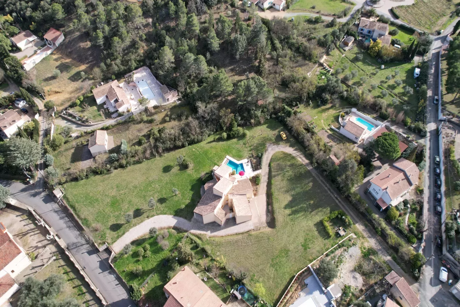 Villa Le Midi-Tuinen zomer