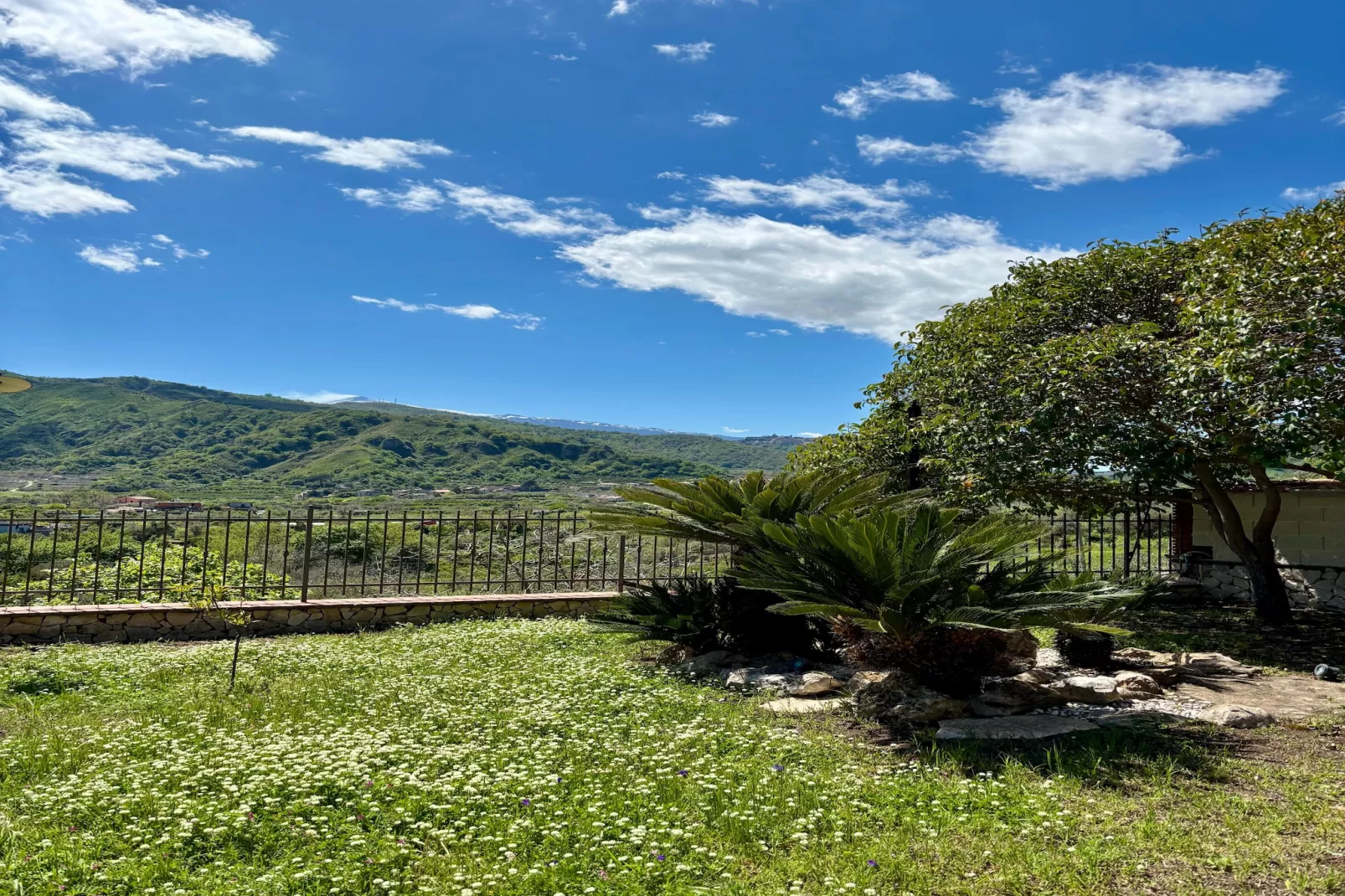 Ferienhaus Francavilla di Sicilia  Villa Uliveto-Uitzicht zomer
