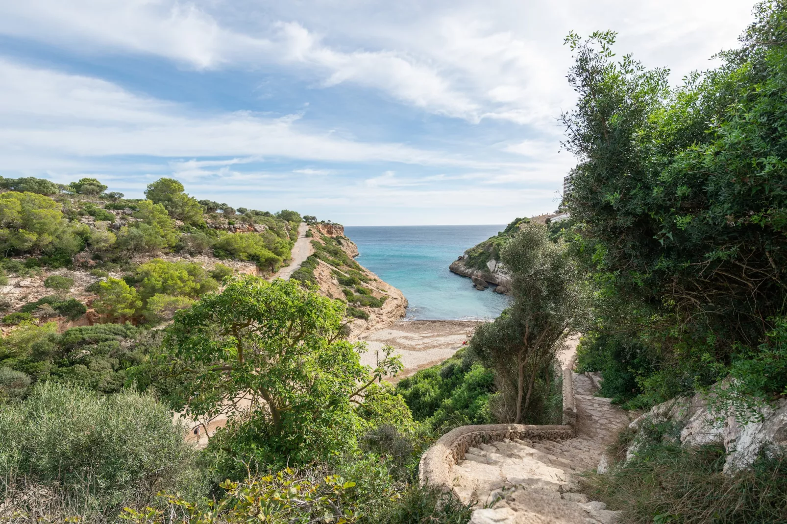 Es Mirador (cales De Mallorca)-Gebieden zomer 5km