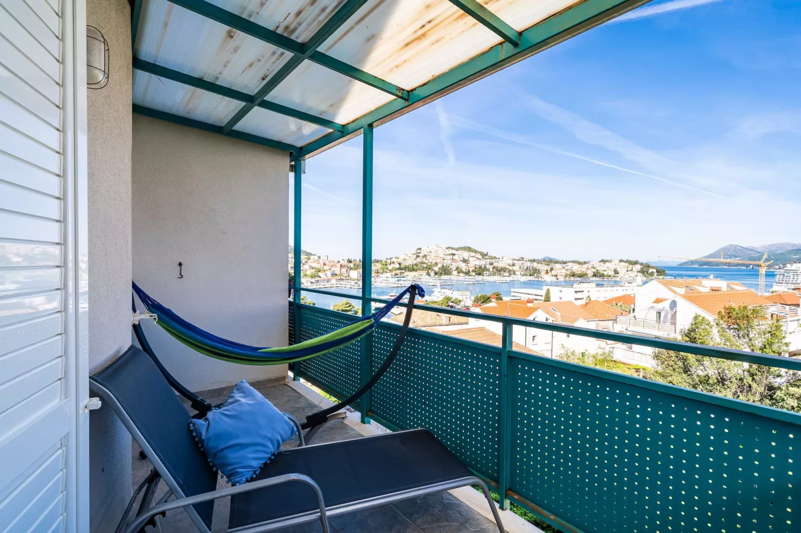 Apartment Radovan - One-Bedroom Apartment with Balcony and Sea View-Terrasbalkon