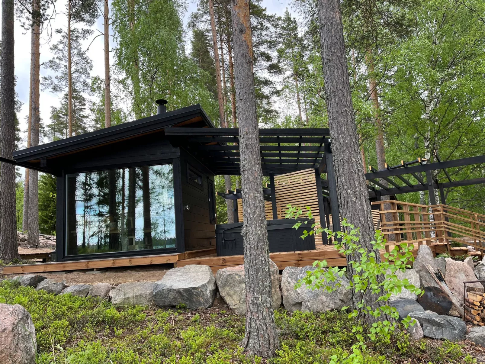 Villa saimaan joutsenlahti-Buiten