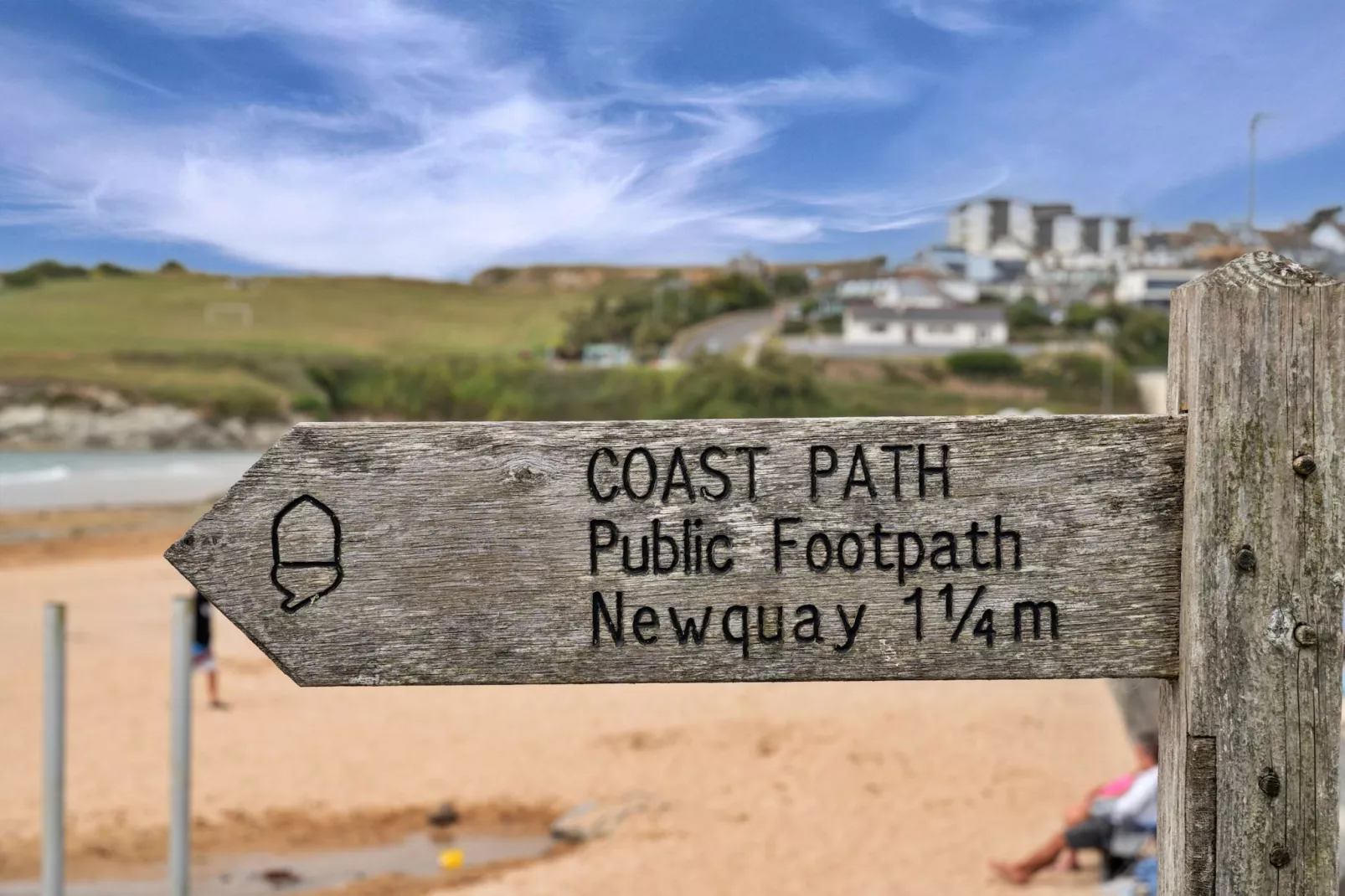 Porth Cottage-Gebieden zomer 1km