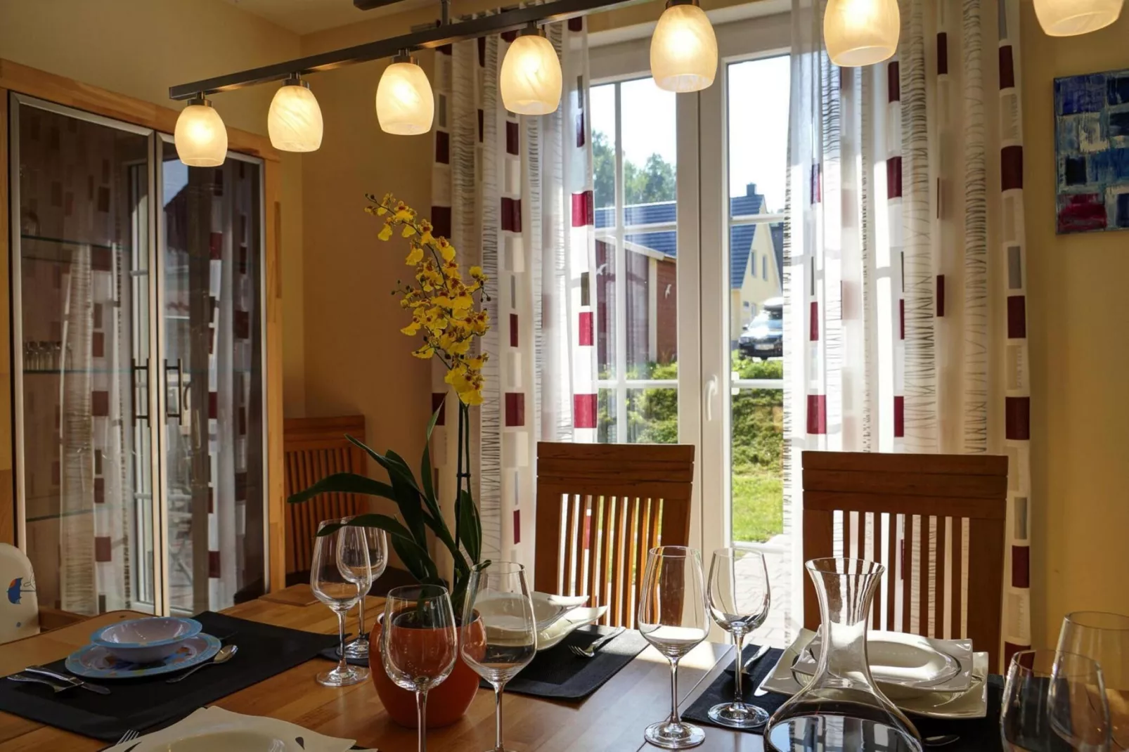 Ostseeresort Dampland-Reihenhaus Normalpreis-Eetkamer