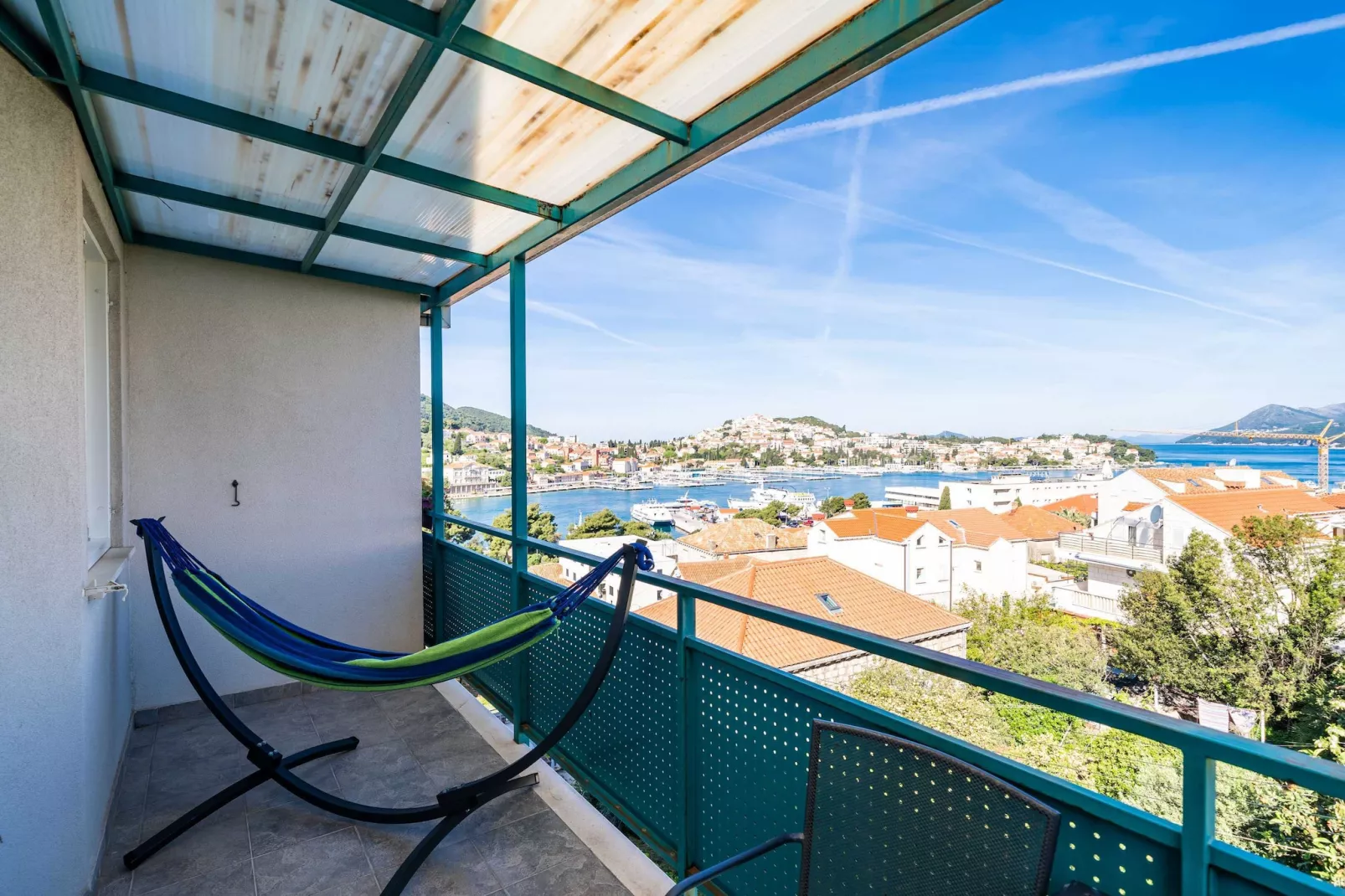 Apartment Radovan - One-Bedroom Apartment with Balcony and Sea View-Terrasbalkon