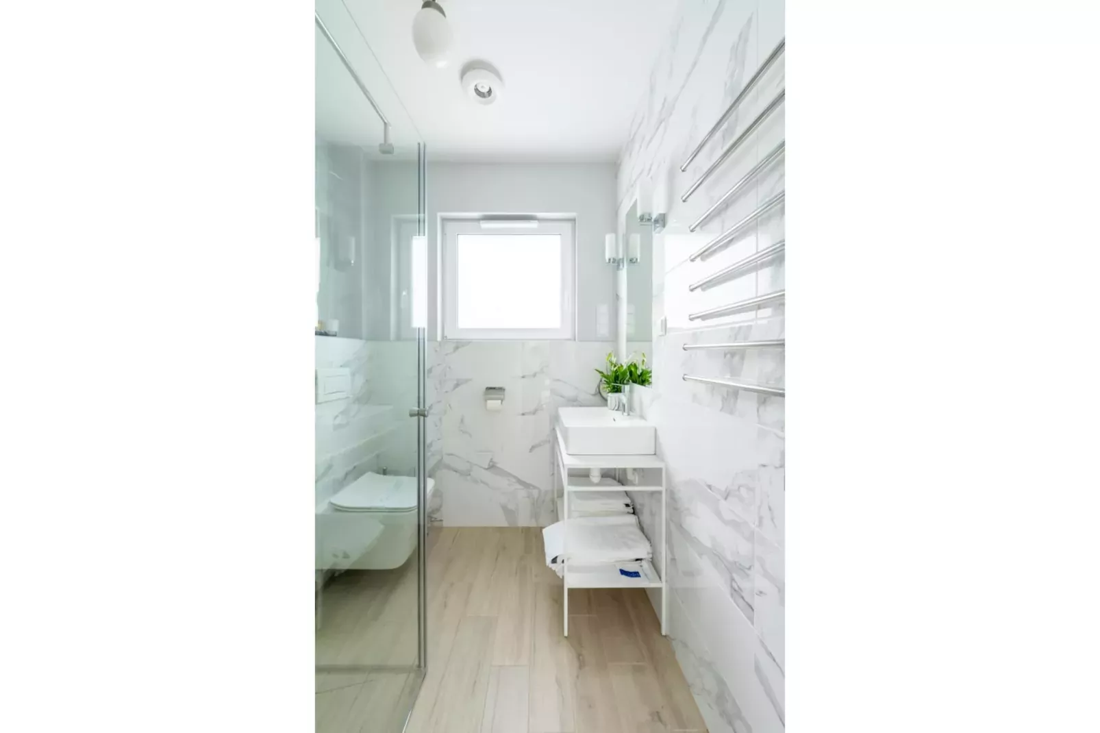 Villa Hoff Ferienhäuser Domek 3 Pers-Badkamer