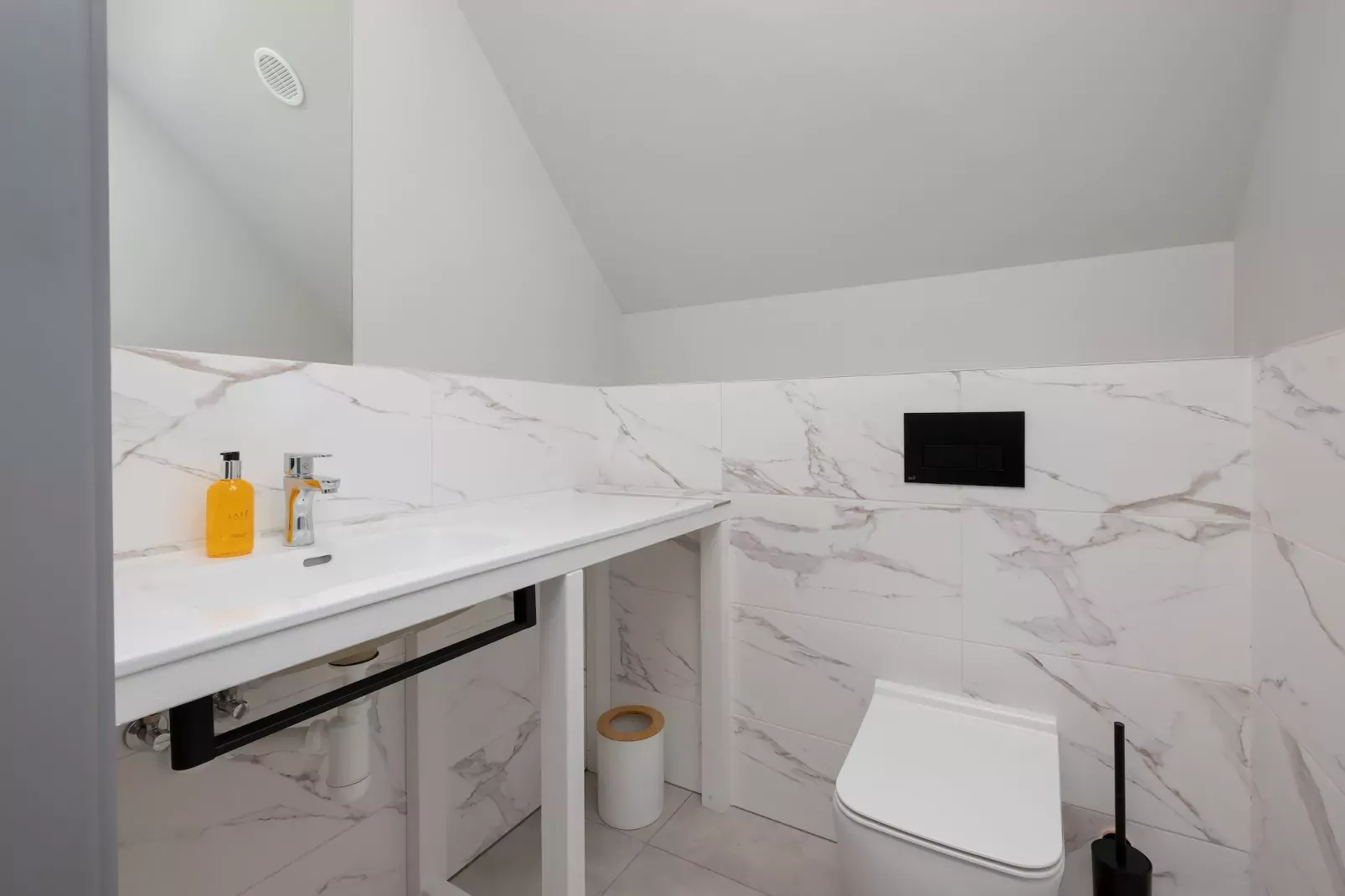 Villa Hoff Ferienhäuser Domek 6 Pers-Badkamer