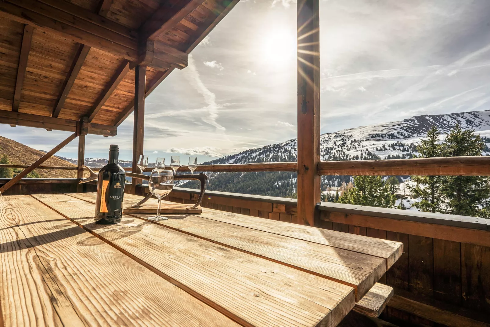 Edelweisshütte-Terrasbalkon