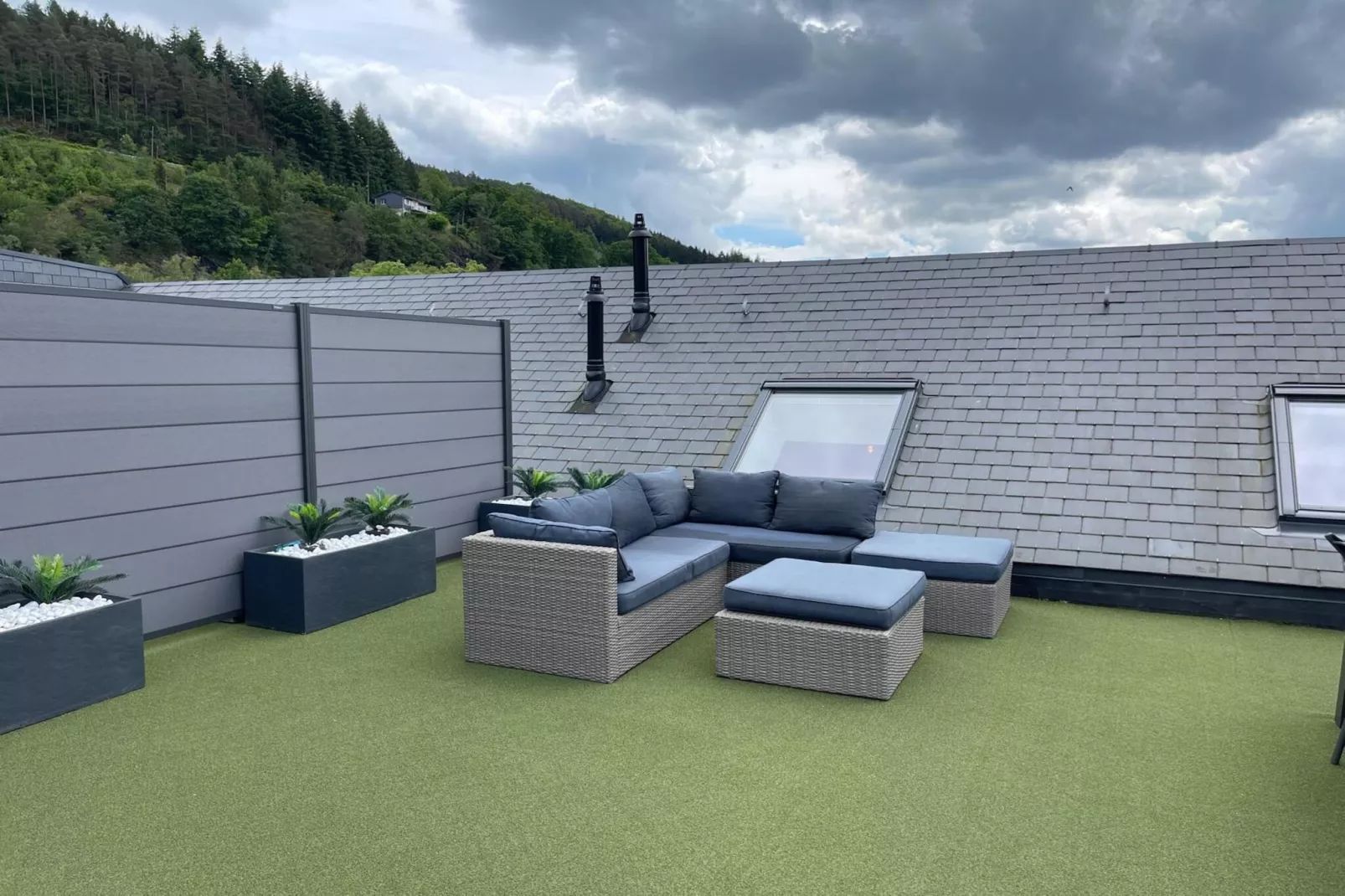 Rooftop Purple-Terrasbalkon