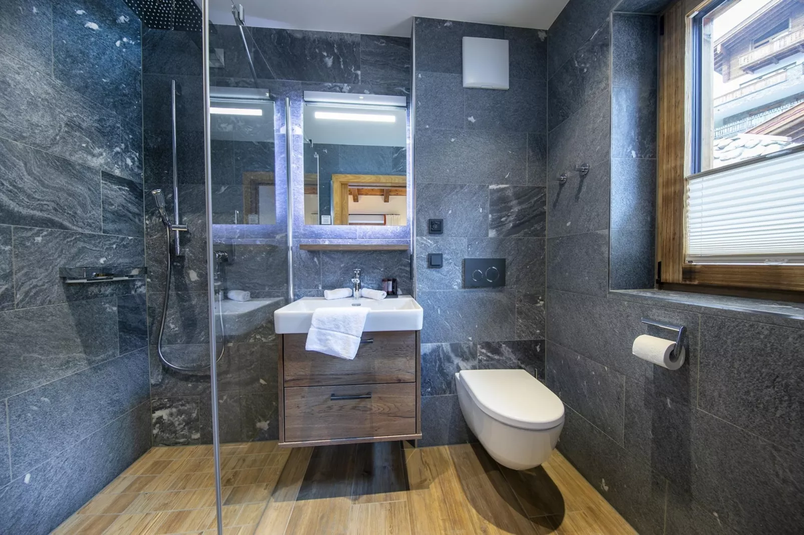 Nationalpark Chalet Grosser Happ-Badkamer
