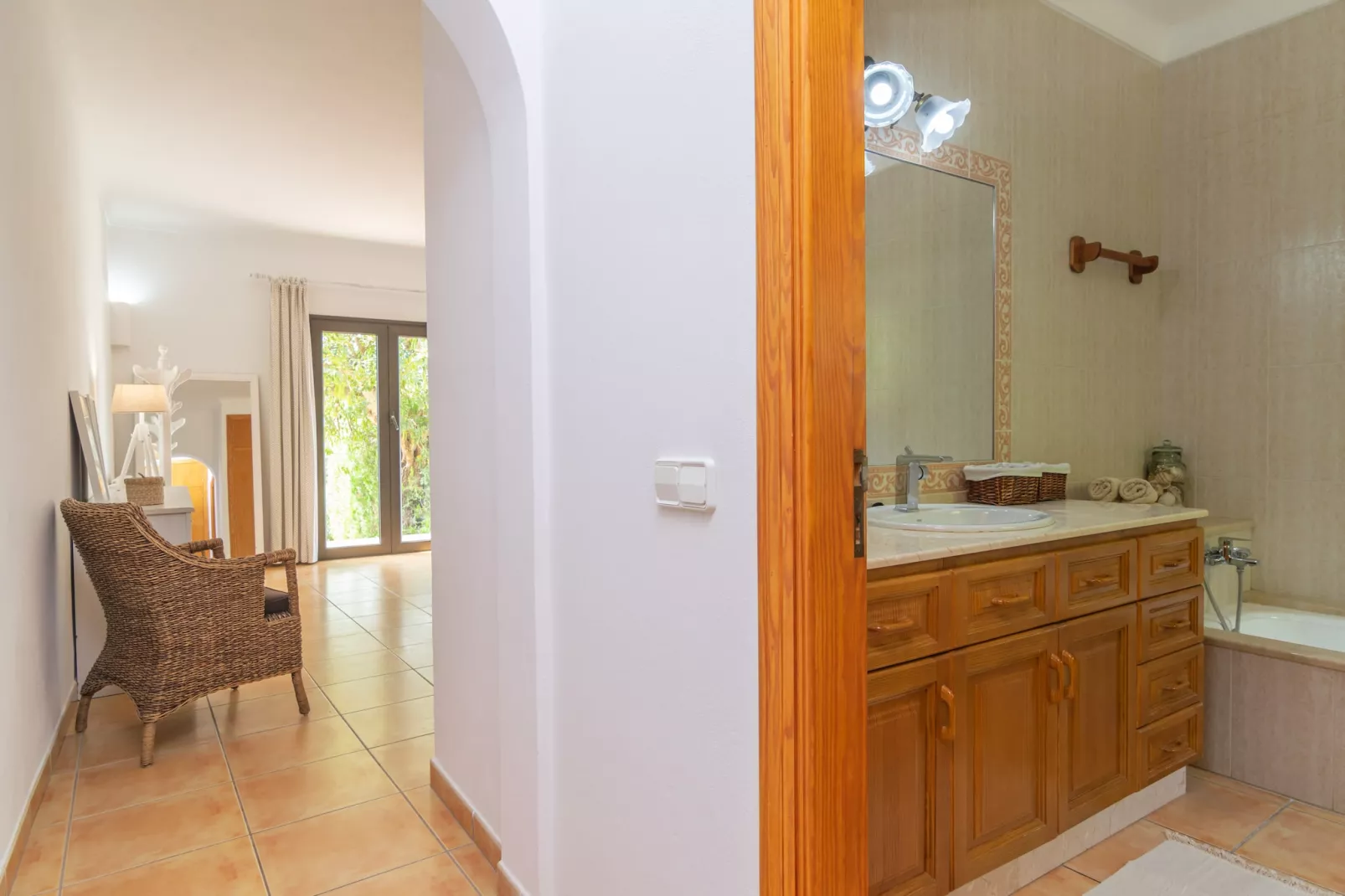 Sa Roca Blanca-Badkamer
