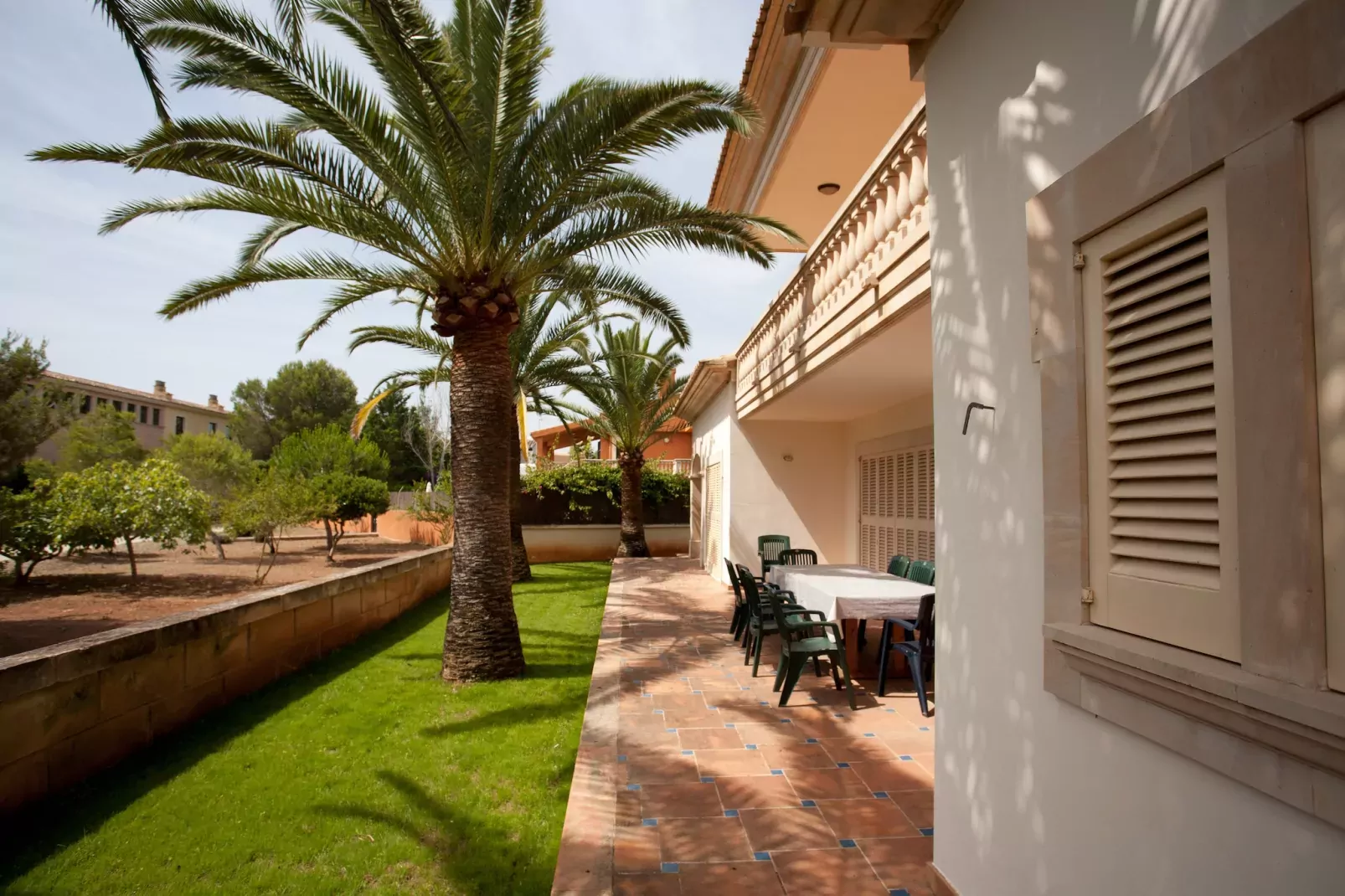 Llampudol (villa Sa Coma)-Tuinen zomer