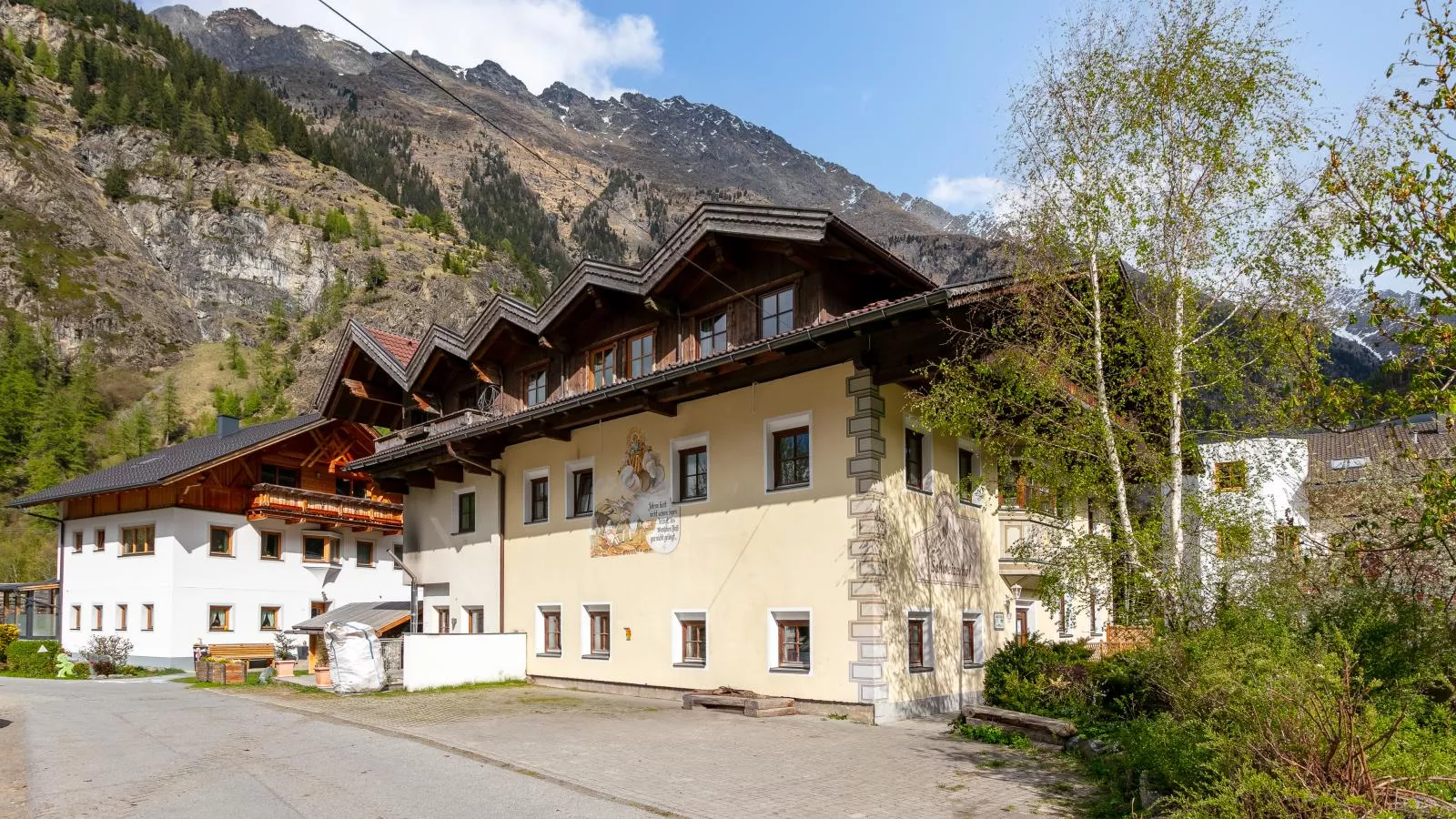 Schweizerhof Apfelrose-Buitenkant zomer
