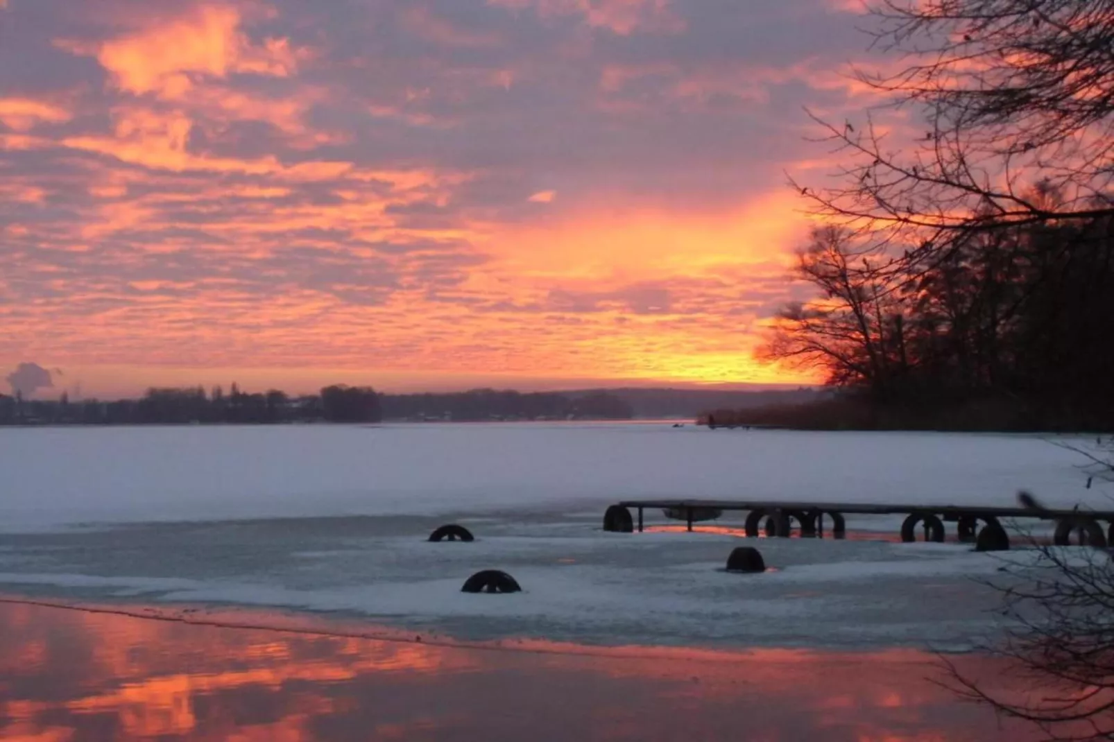 Ferienhäuschen in Schwerin-Gebied winter 20km