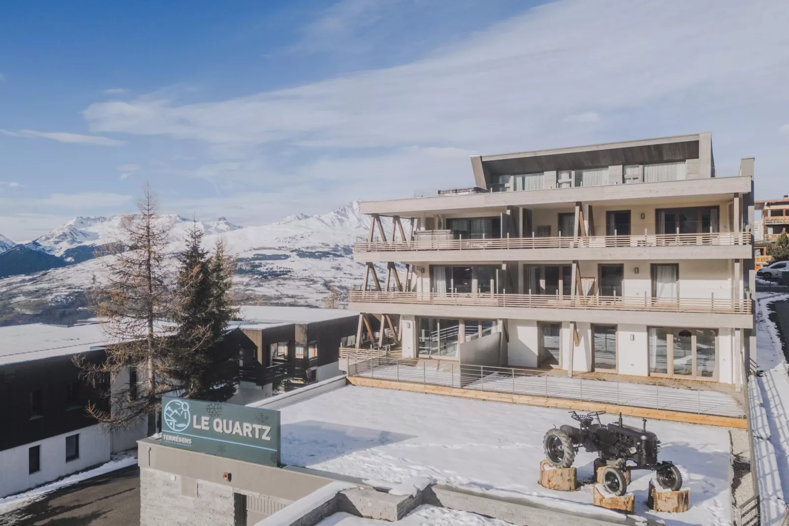 Résidence PLAN PEISEY Le Quartz -A24S-Exterieur winter