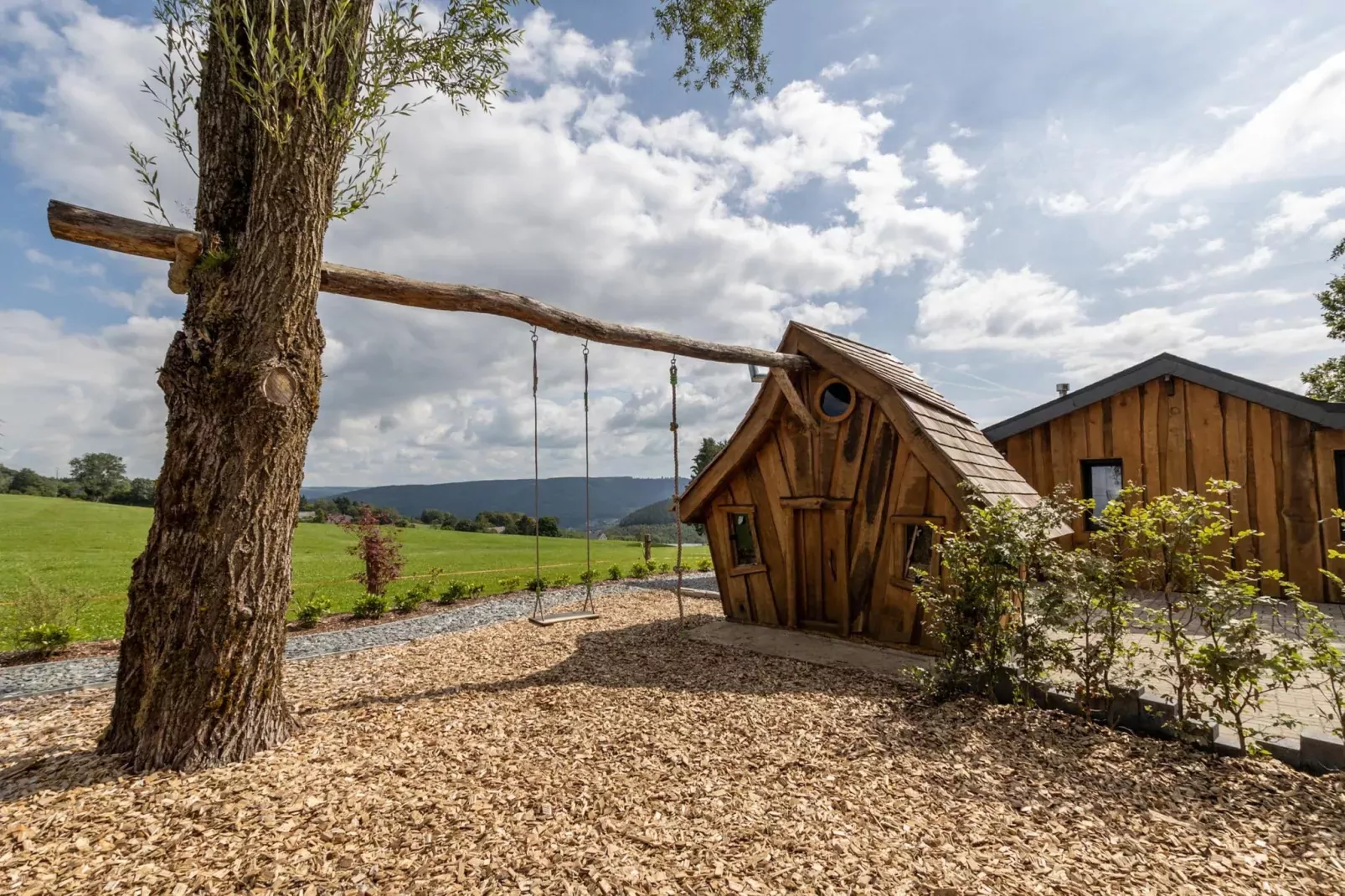 Chalet Bulle-Tuinen zomer