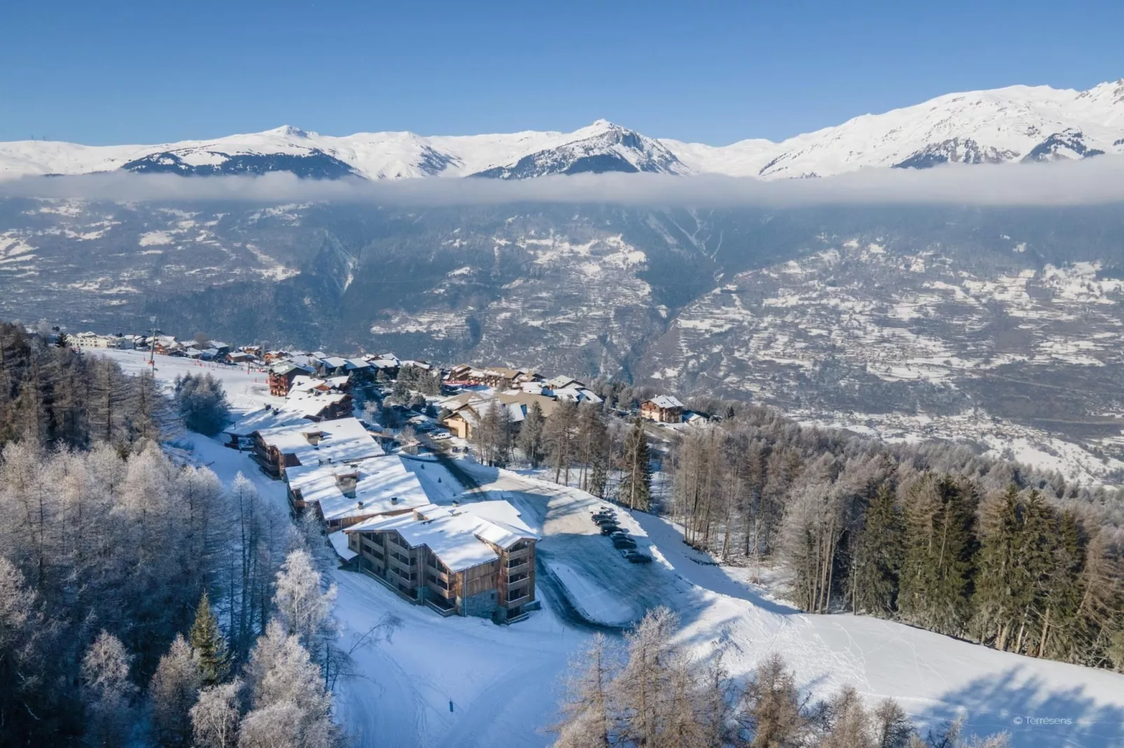 PLAGNE MONTALBERT Le Snoroc- A38T-Gebied winter 5km