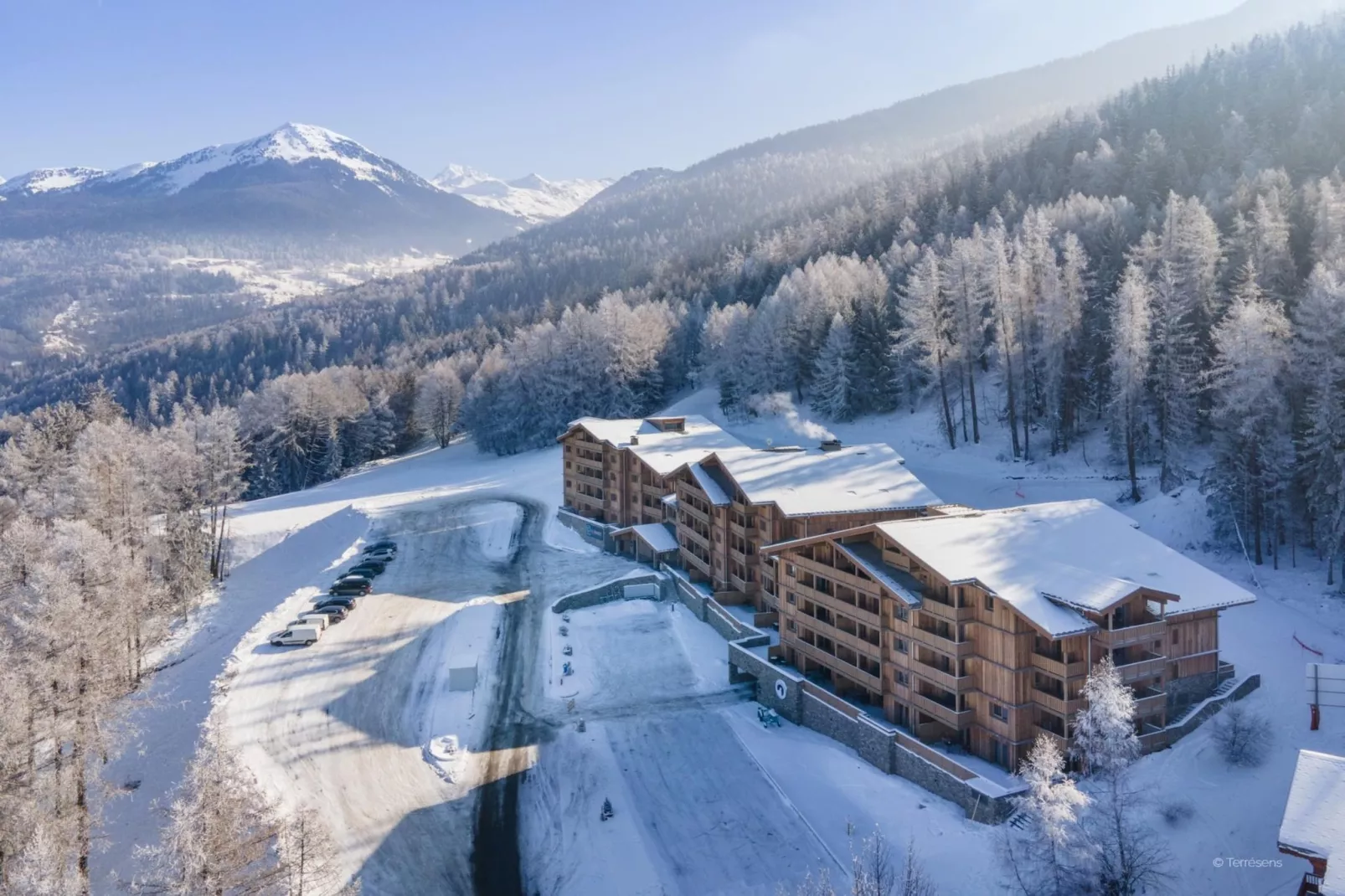 PLAGNE MONTALBERT Le Snoroc- A48P-Gebied winter 1km