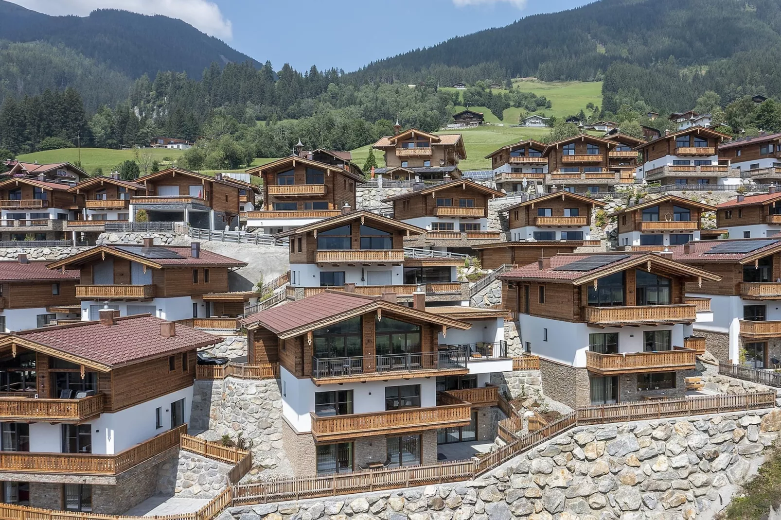 Nationalpark Chalet Zollspitze-Gebieden zomer 1km