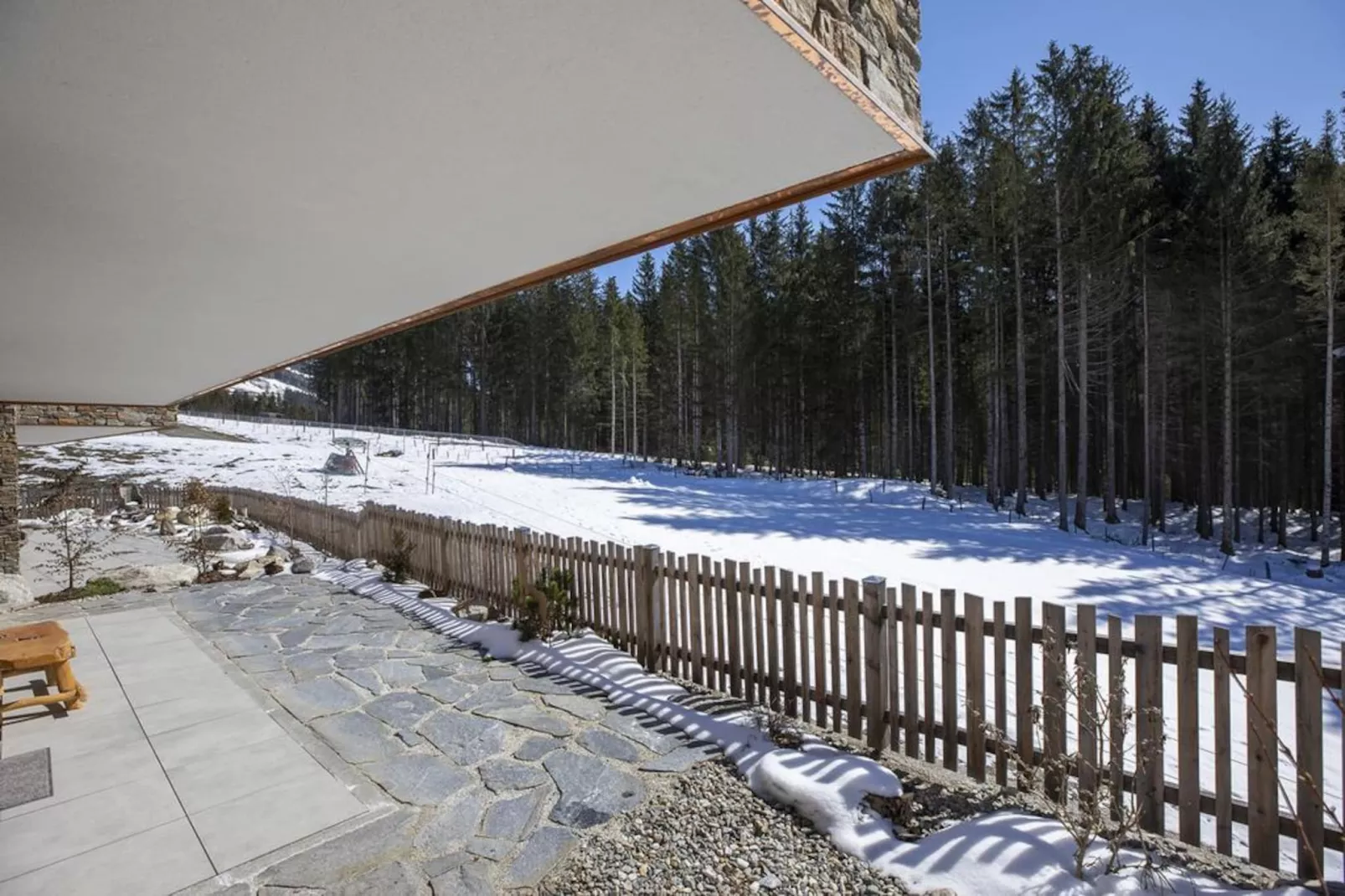Nationalpark Chalet Keeseck-Uitzicht winter