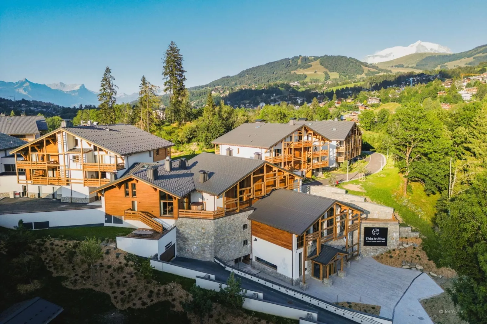 MEGEVE L’Eclat des Vériaz-A24S-Gebieden zomer 1km