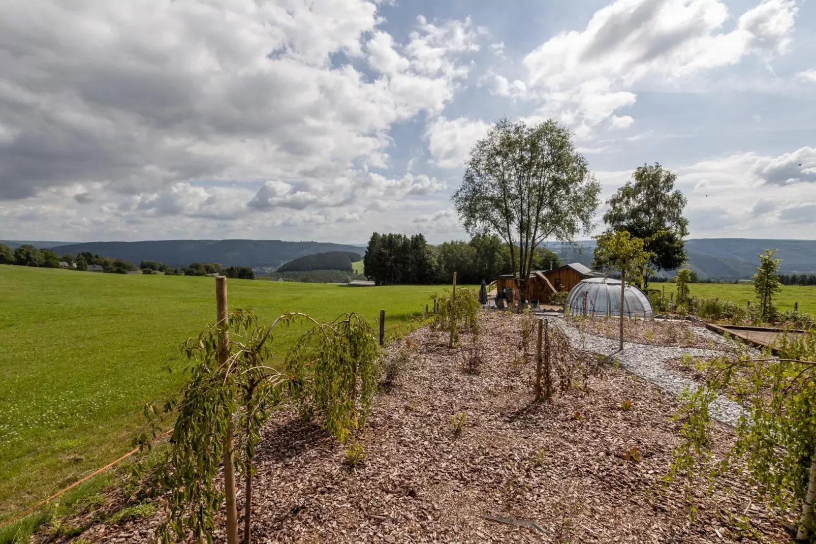 Chalet Bulle-Uitzicht zomer