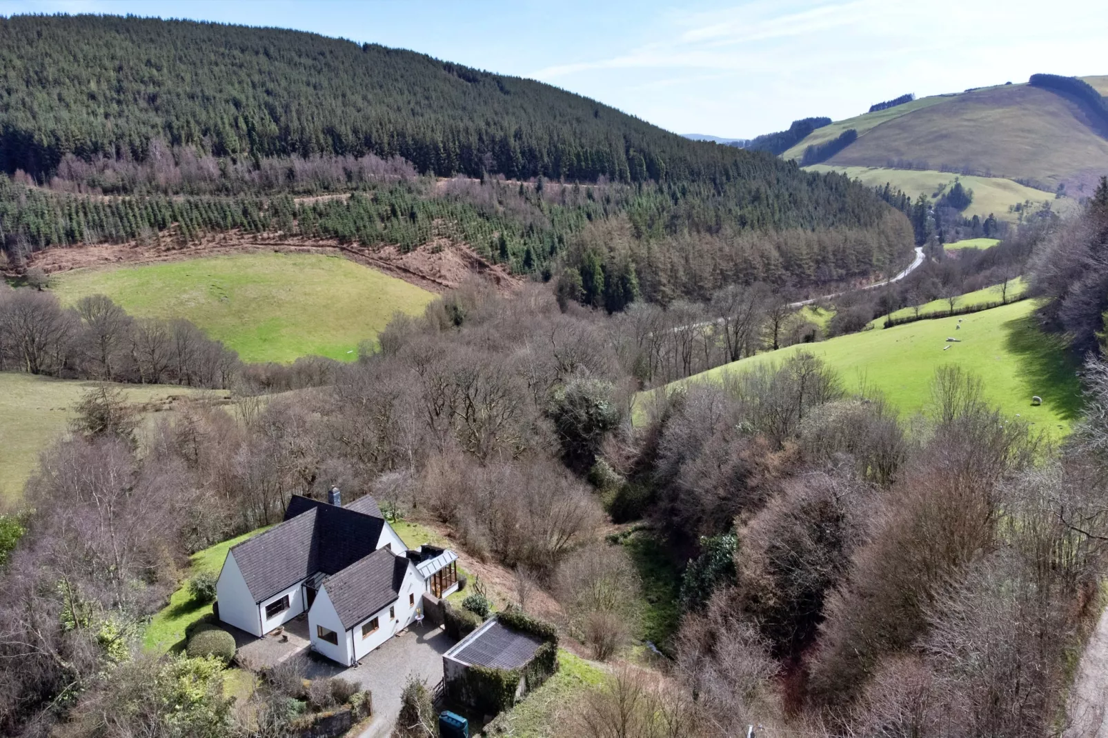 Cwmfron House-Gebieden zomer 20km