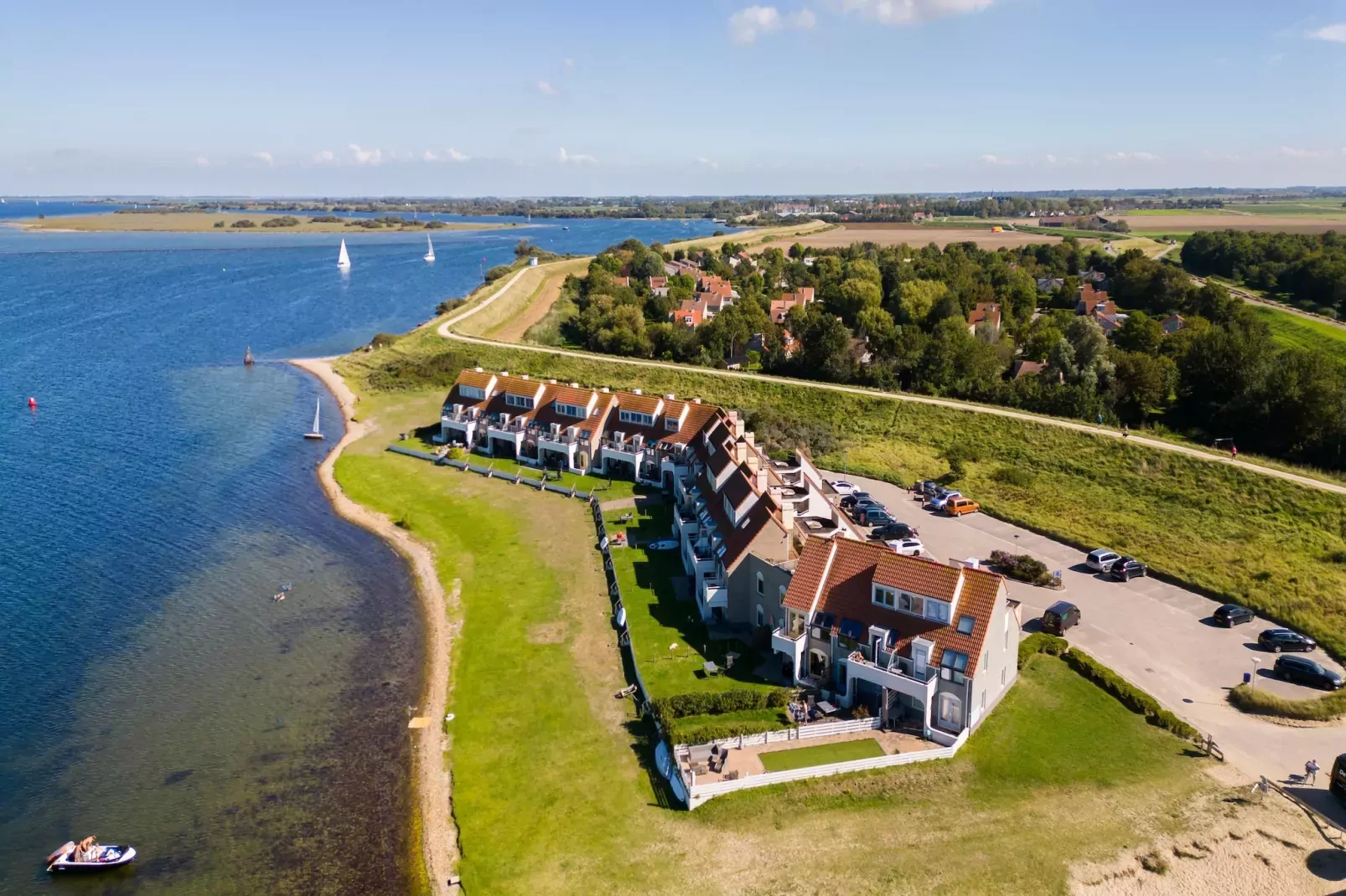Parc Port Greve 6-Gebieden zomer 1km