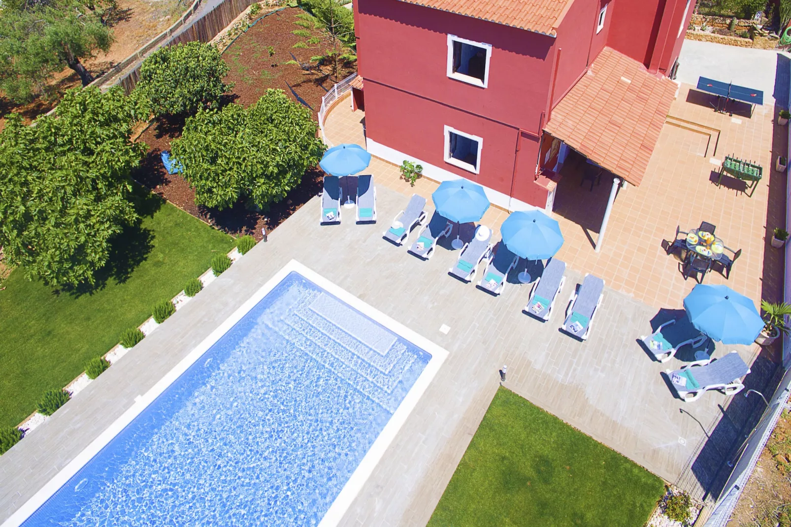 Villa Zanzibar-Gebieden zomer 1km