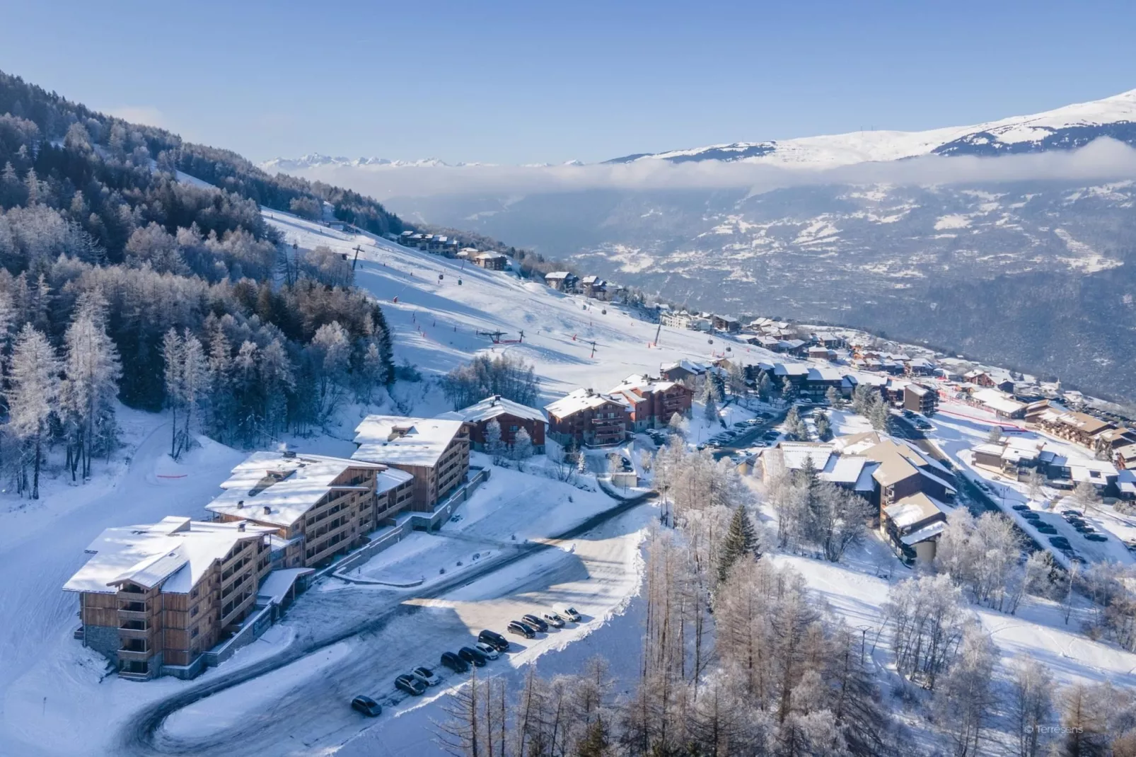 PLAGNE MONTALBERT Le Snoroc- A48P-Gebied winter 1km