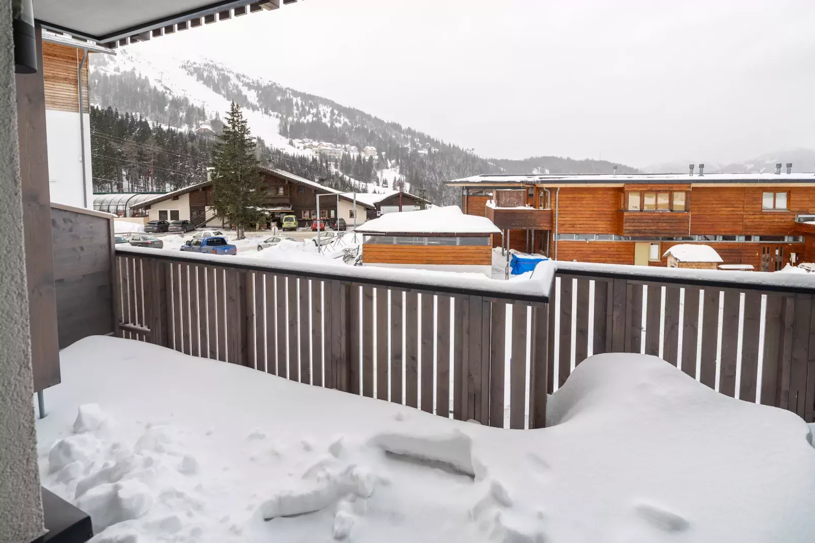Comfort One-bedroom Apartment – KA1C-Uitzicht winter
