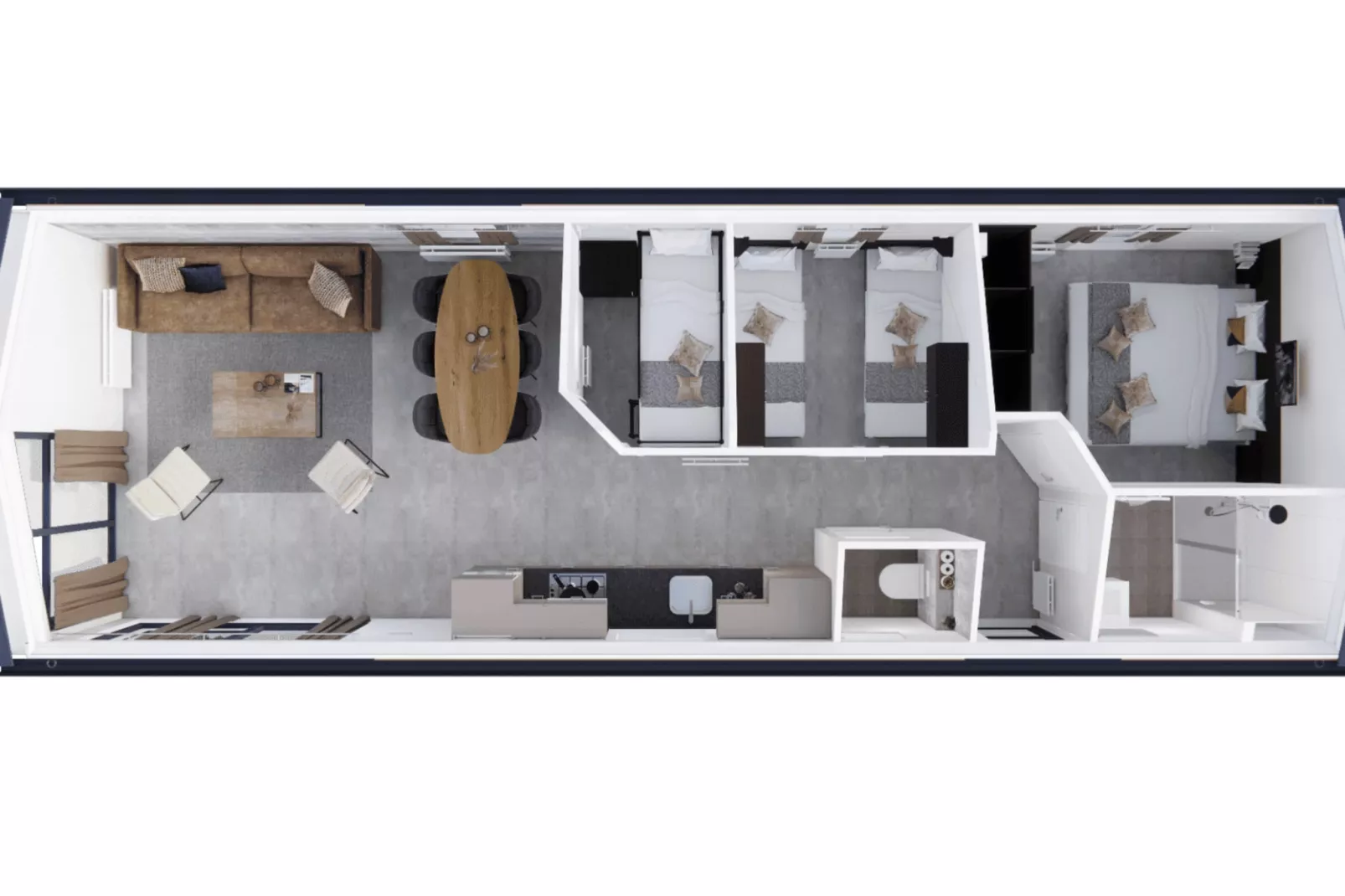Chalet Egel-Plattegrond