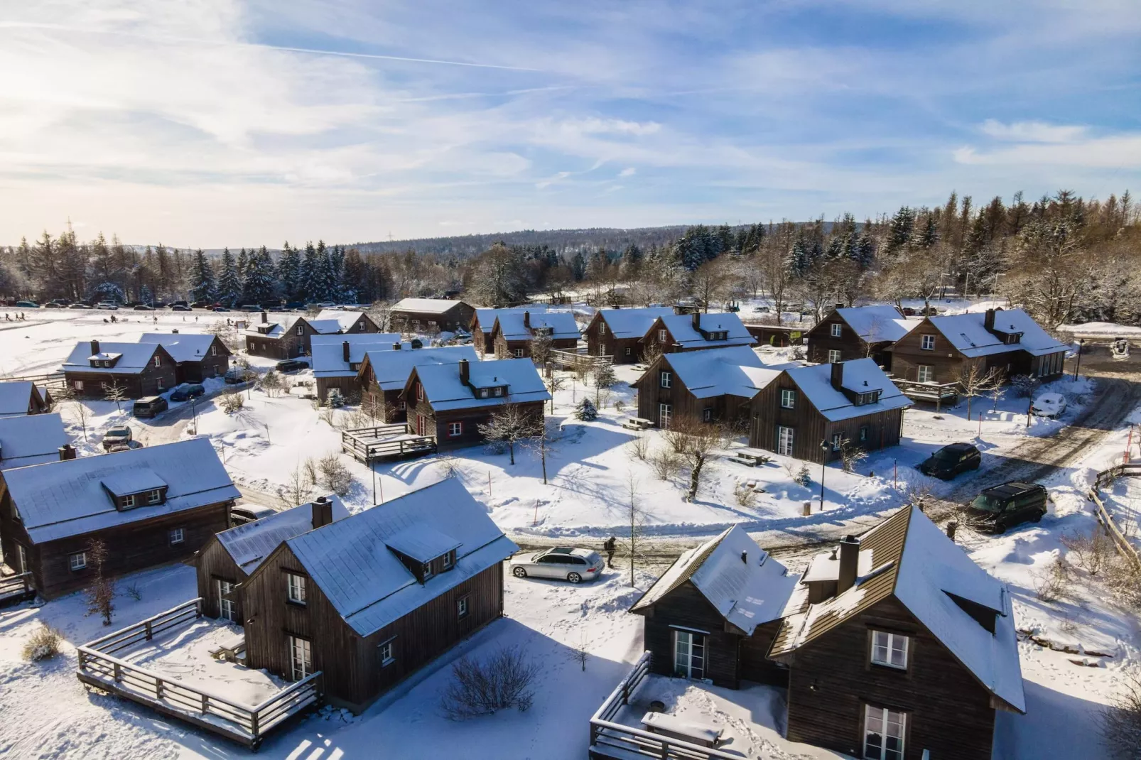 Ferienhaus Typ Premium Lodge Plus 4 Personen-Gebied winter 5km