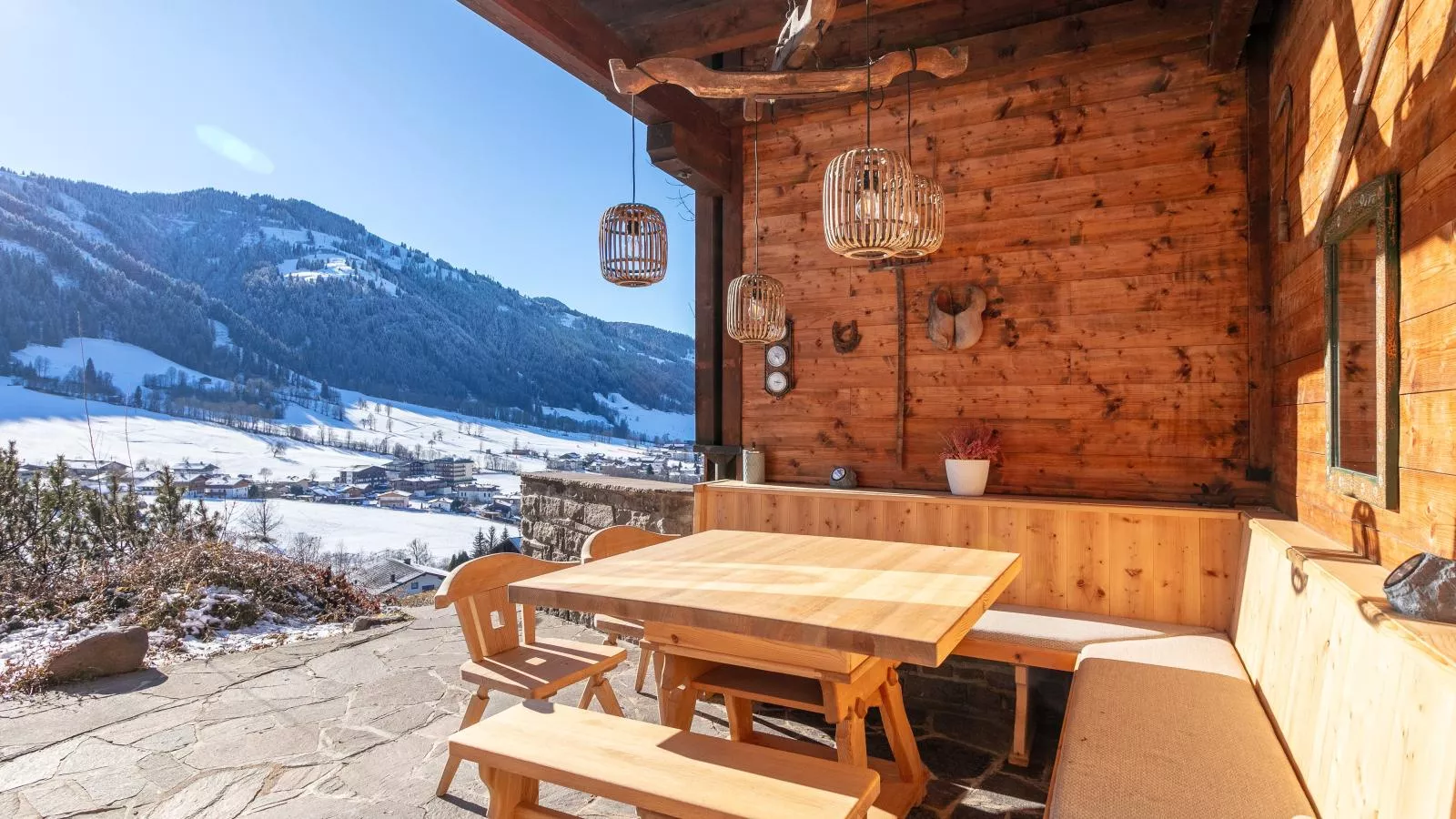 Kitzbüheler-Alpen Chalet-Terrasbalkon