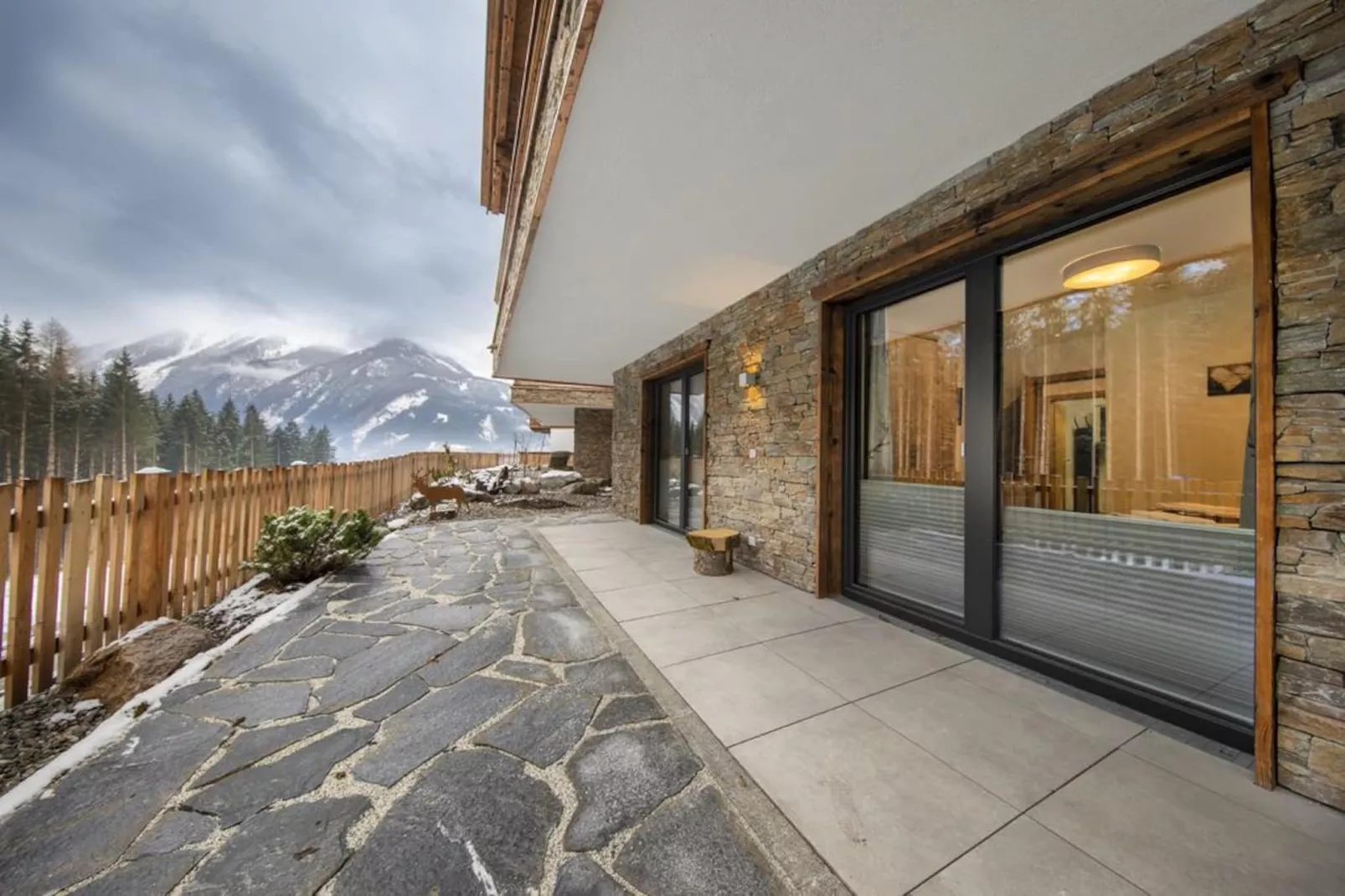 Nationalpark Chalet Keeseck-Uitzicht winter