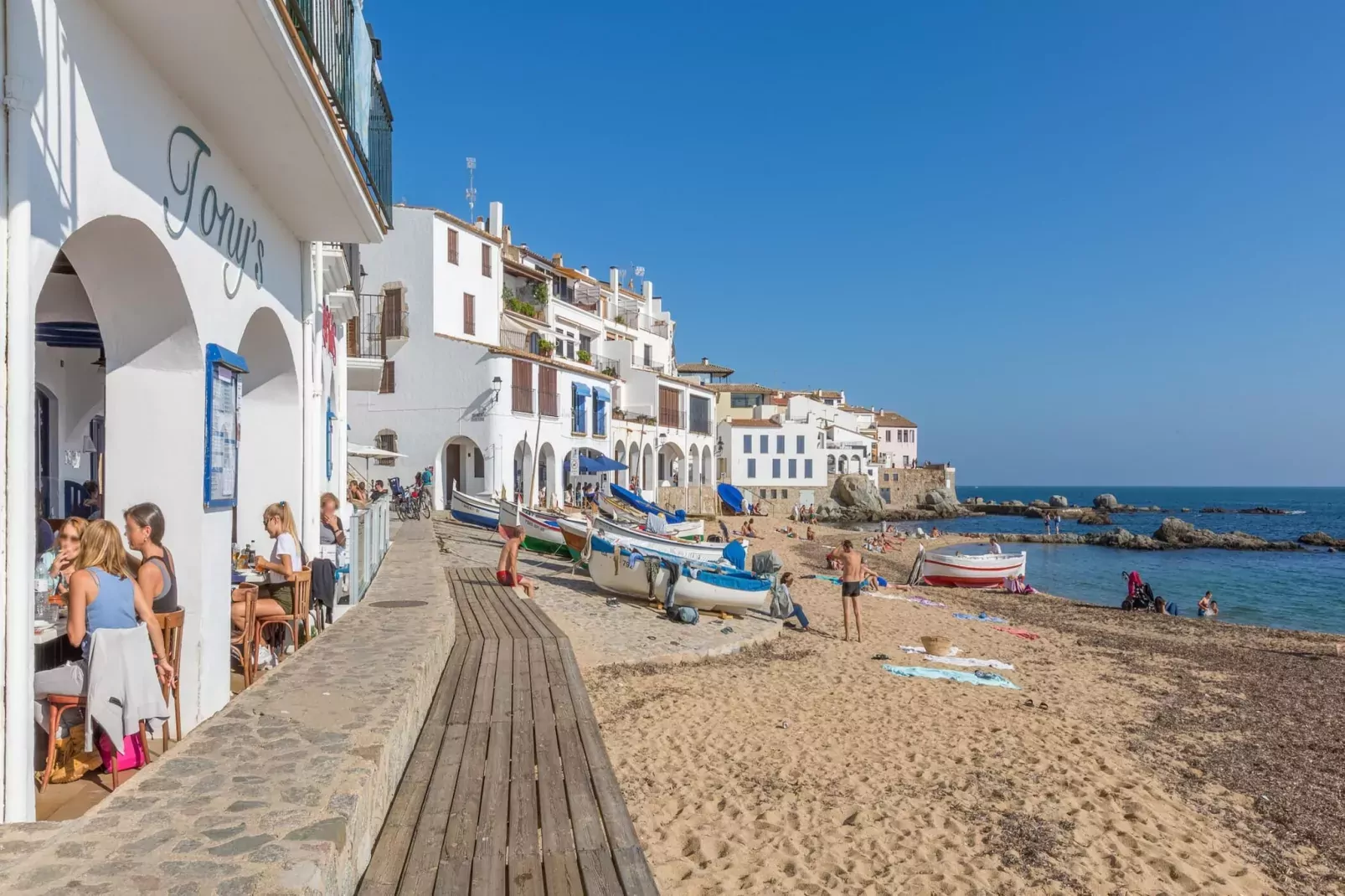Costa Brava T-4-Gebieden zomer 1km