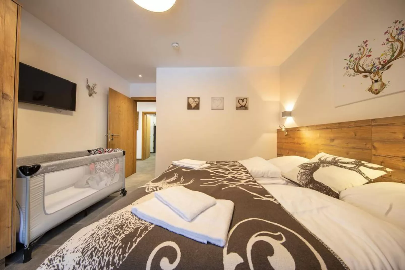Nationalpark Chalet Keeseck-Slaapkamer