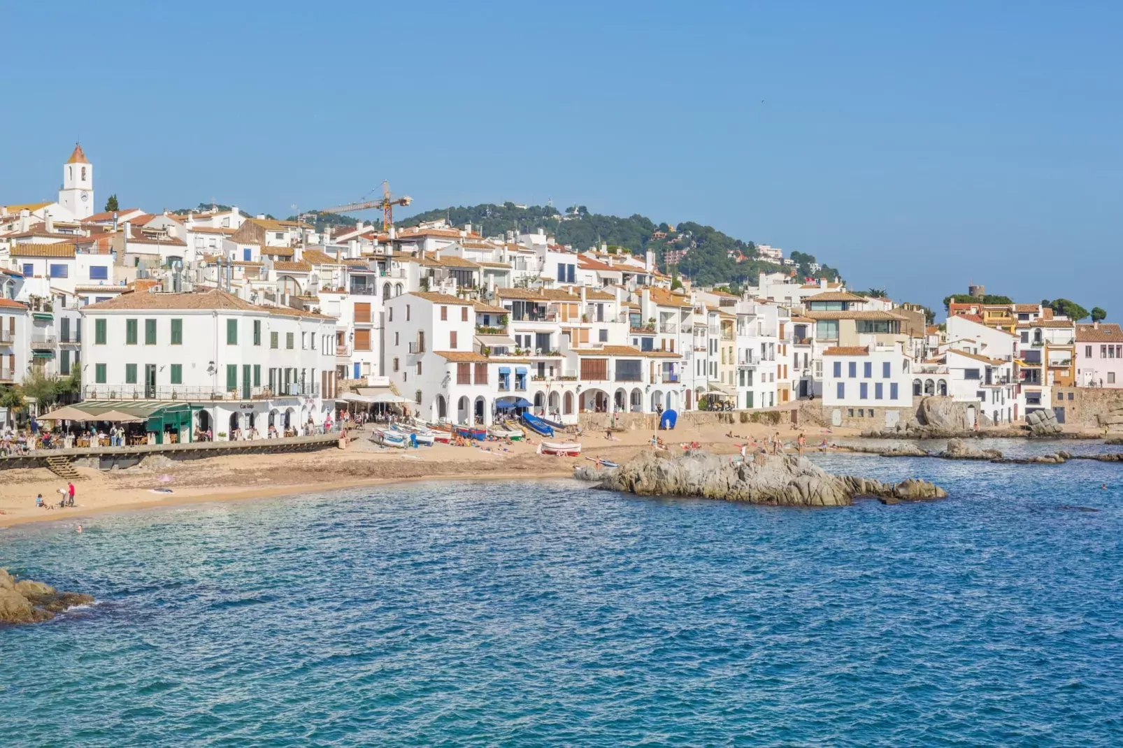 Costa Brava T-4-Gebieden zomer 1km