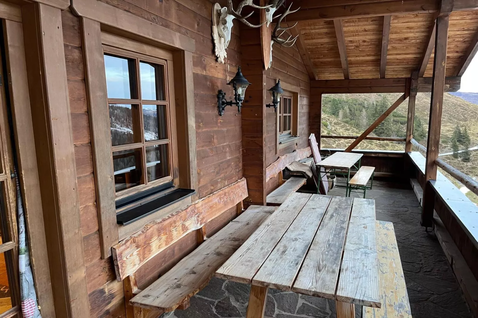 Edelweisshütte-Terrasbalkon