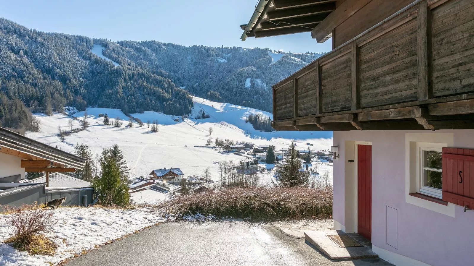 Kitzbüheler-Alpen Chalet-Hal-ontvangst